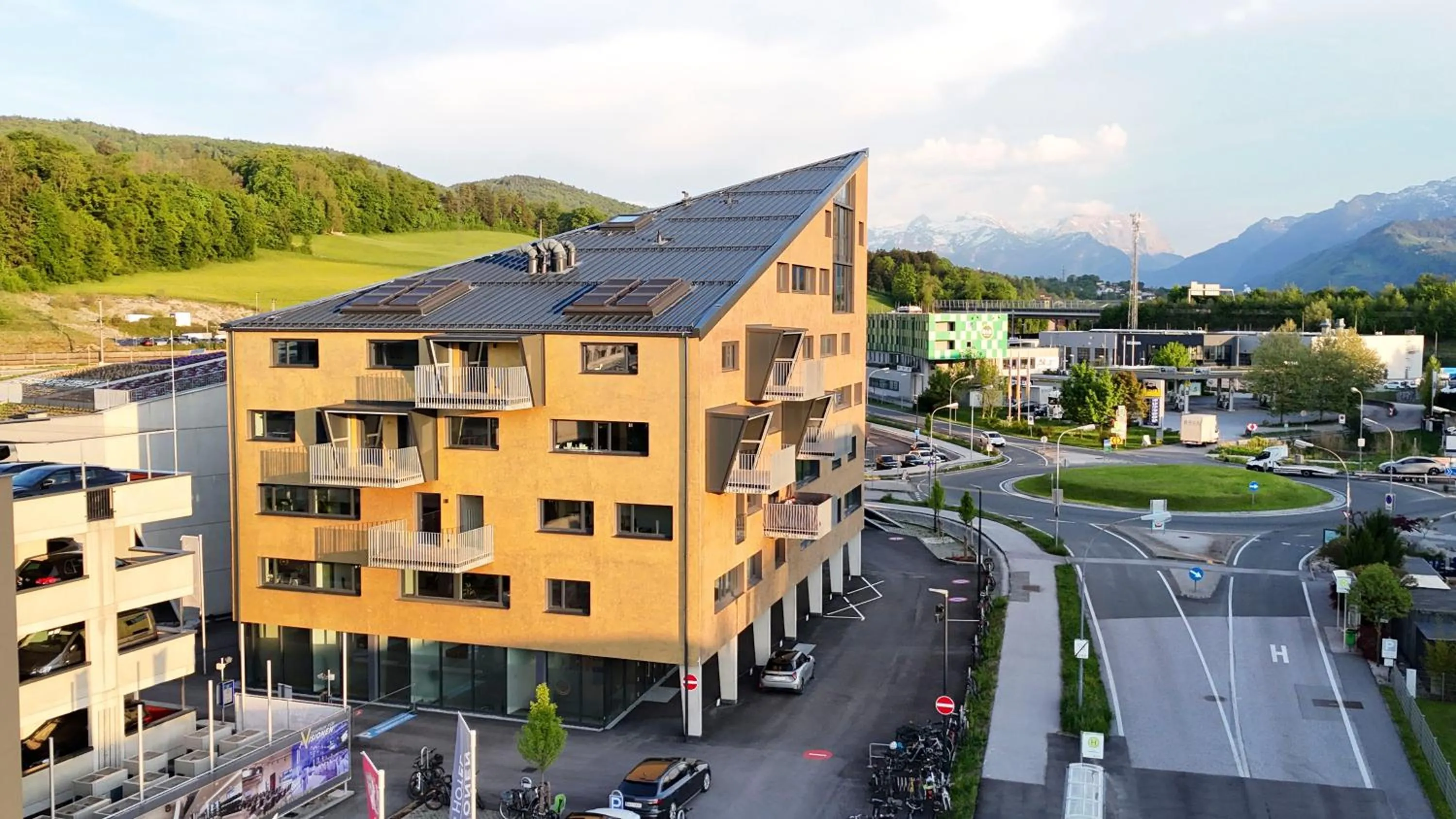 Property building in Hotel im Zentrum für Visionen
