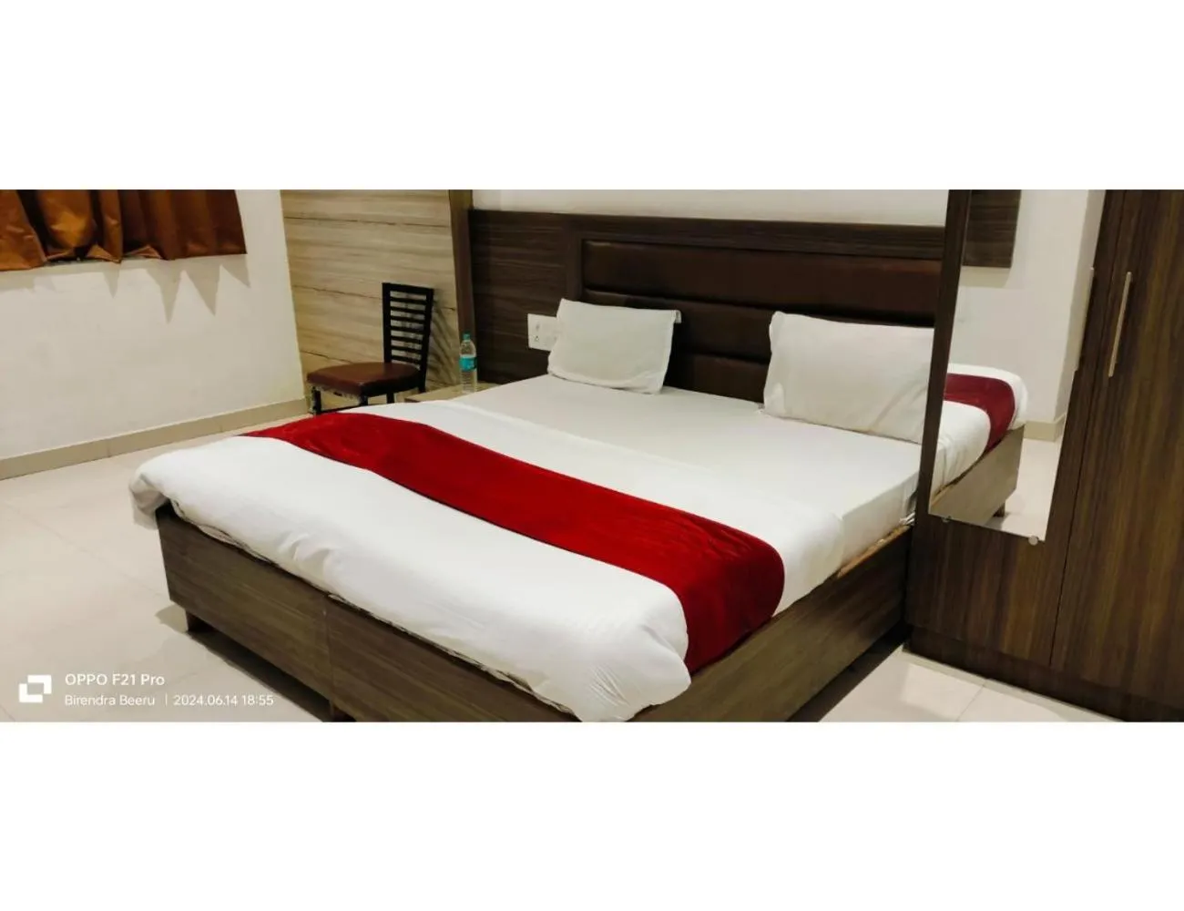 Bed in Hotel Ganges Park, Haridwar