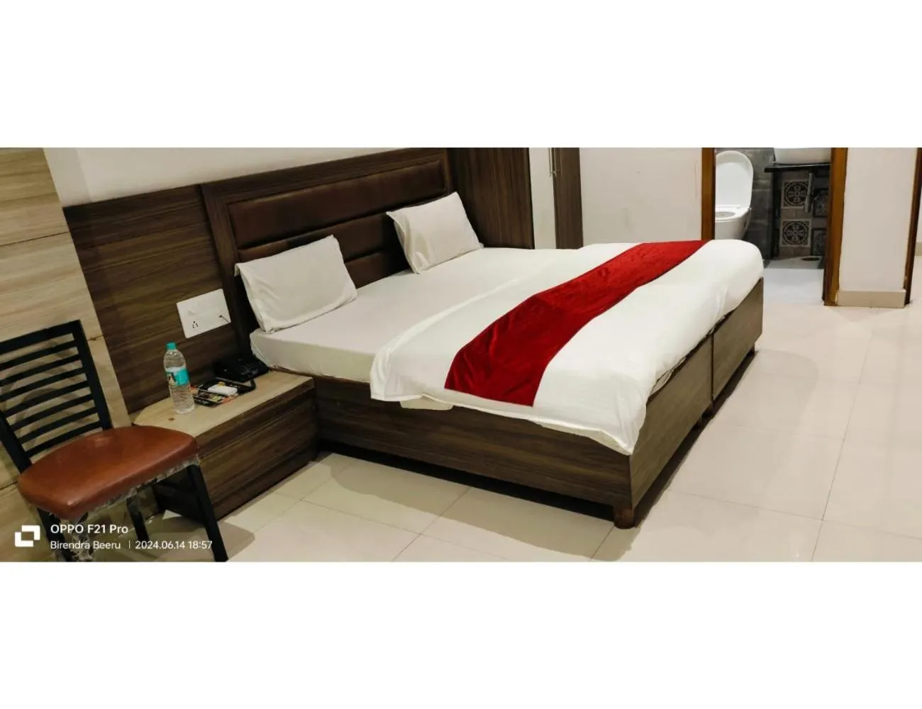 Bed in Hotel Ganges Park, Haridwar