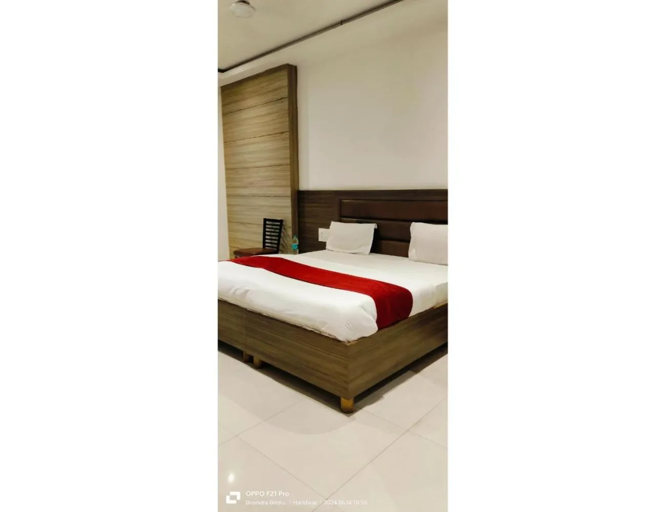 Bed in Hotel Ganges Park, Haridwar