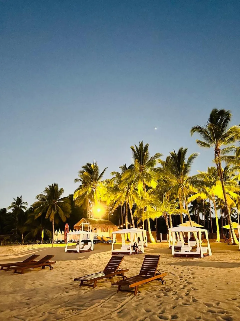 sunbed in Station One Beach Resort
