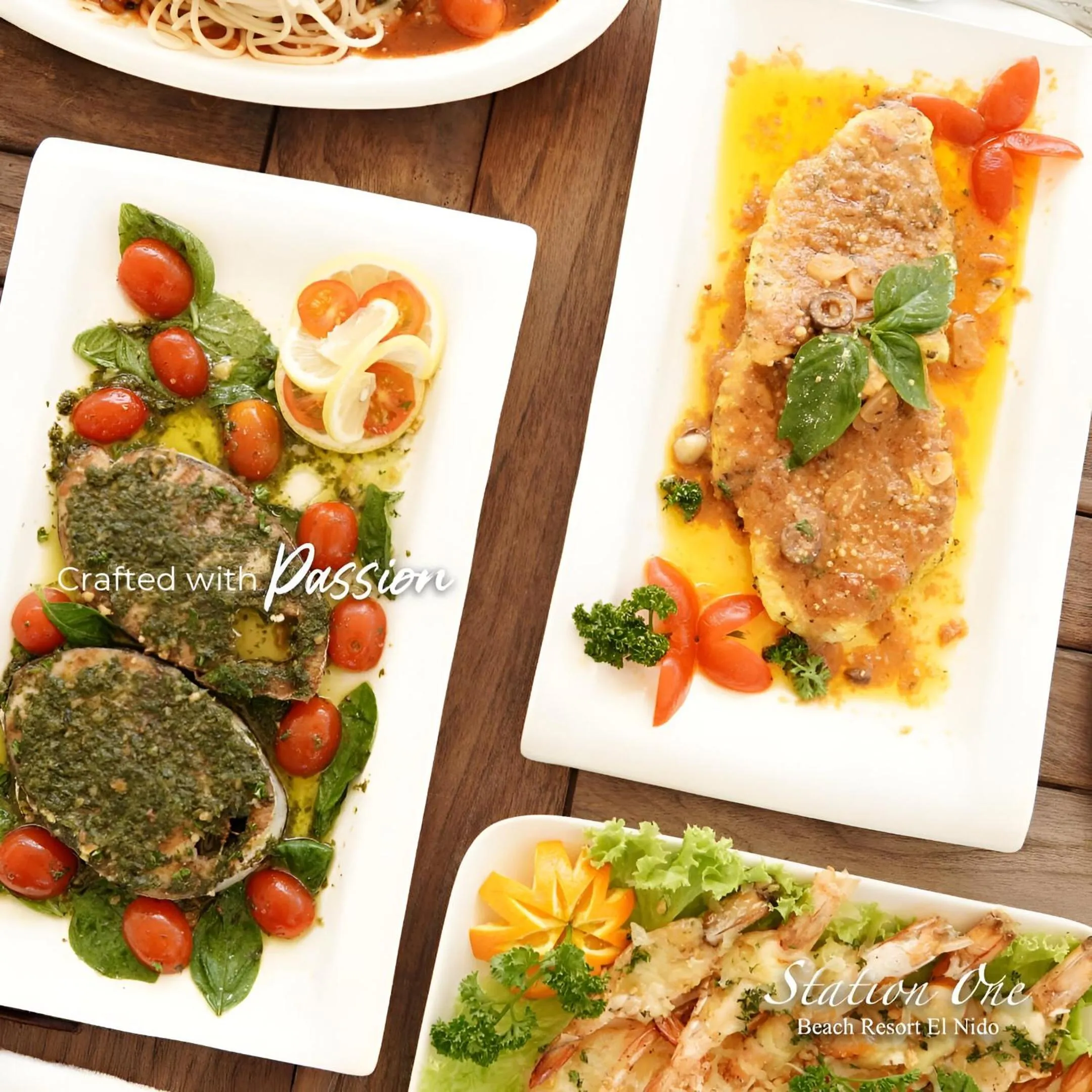 Restaurant/places to eat in Station One Beach Resort