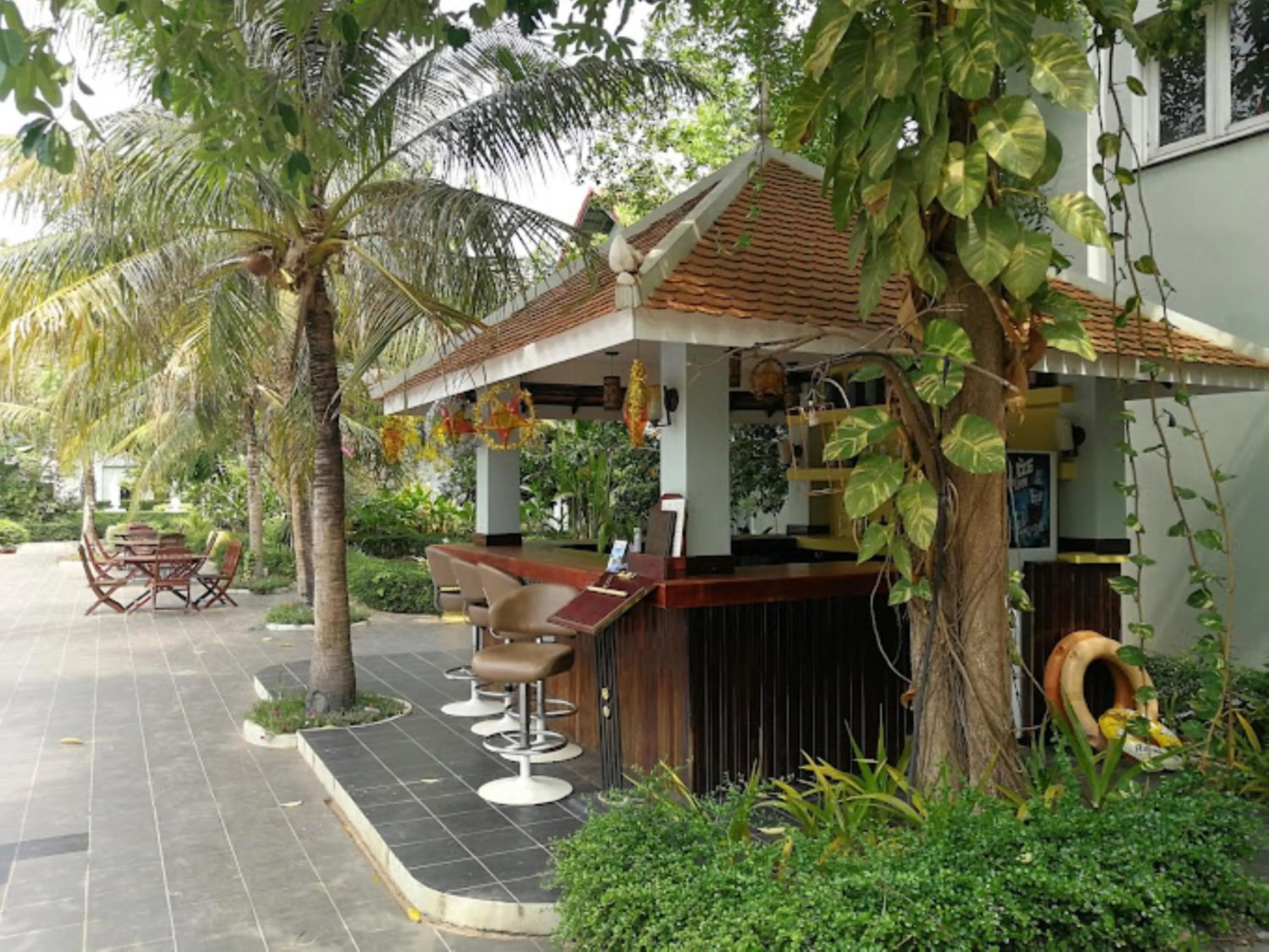 Lounge or bar in EG Paradise Angkor Villa Hotel