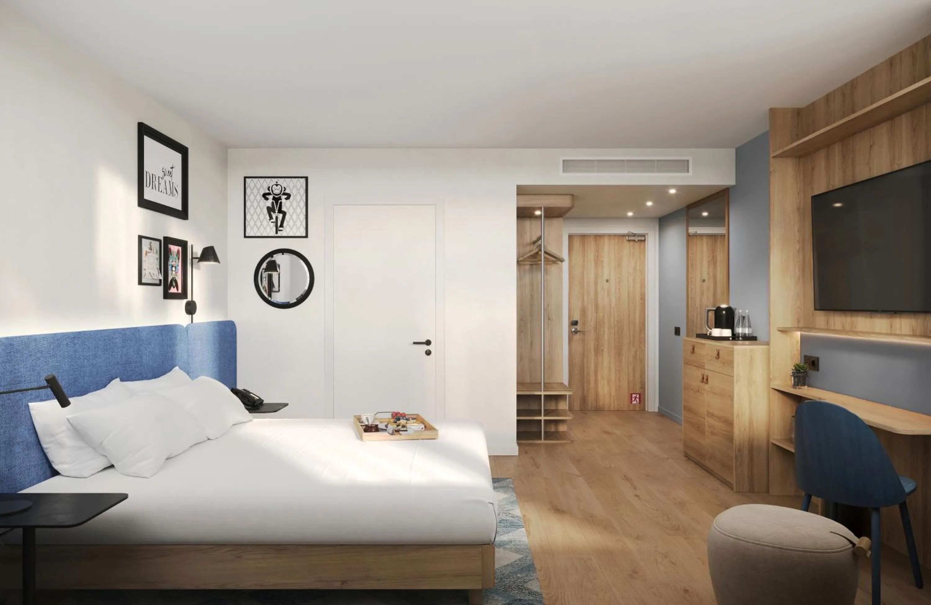 Bed in Hampton By Hilton Paris Charles De Gaulle Airport