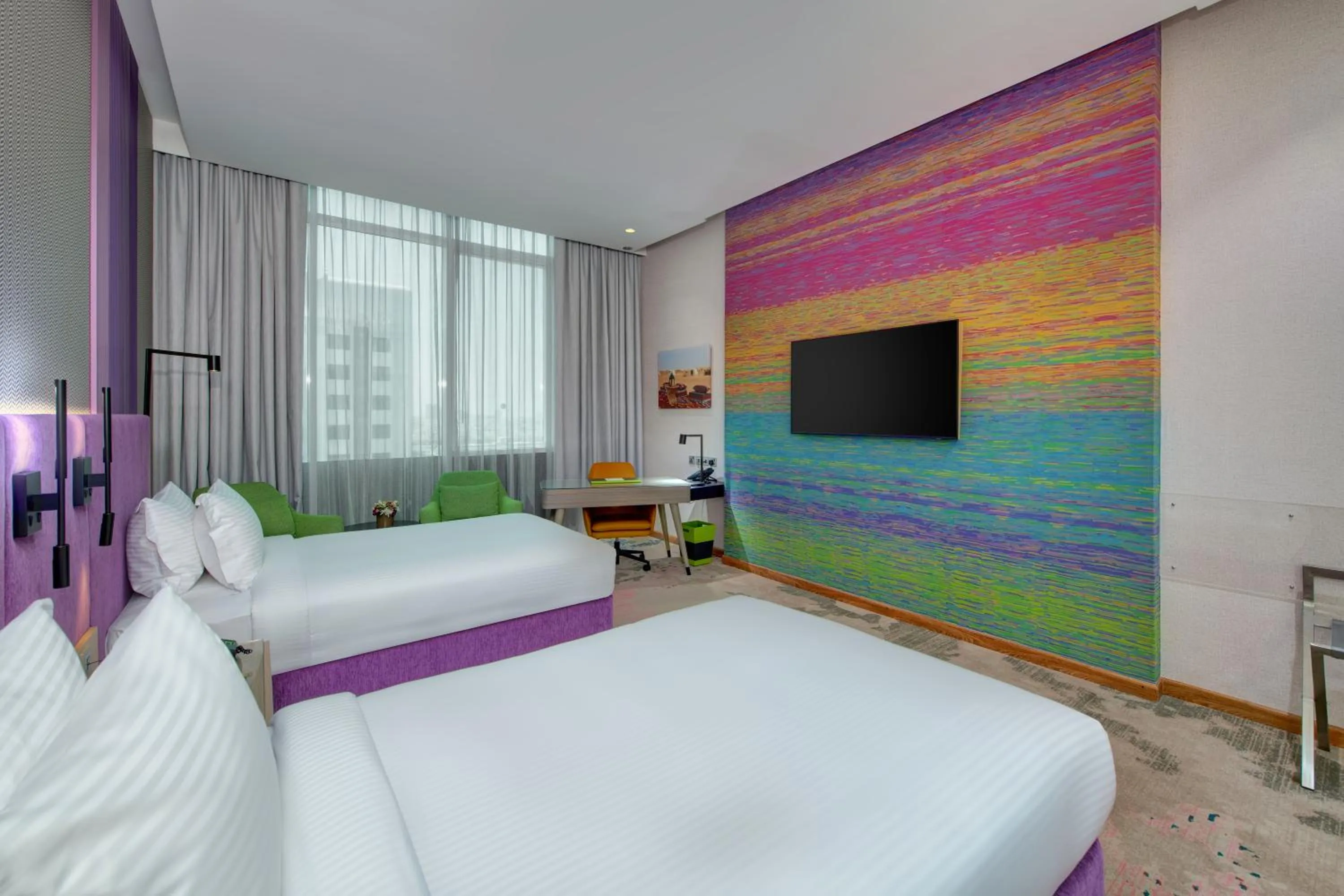 Bedroom, Bed in La Quinta by Wyndham Abu Dhabi Al Wahda