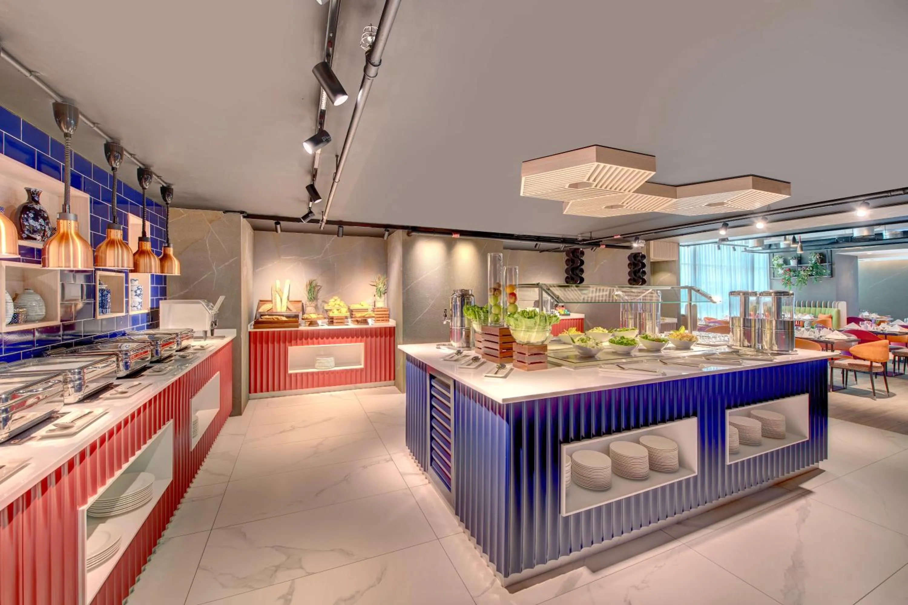 Buffet breakfast in La Quinta by Wyndham Abu Dhabi Al Wahda