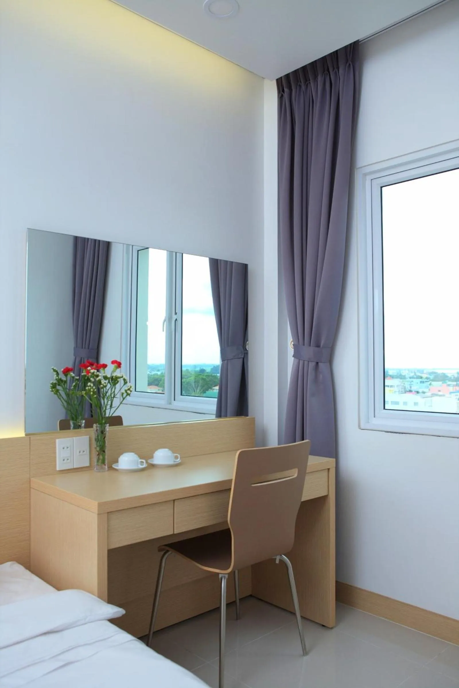 Decorative detail in Hung Cuong Hotel