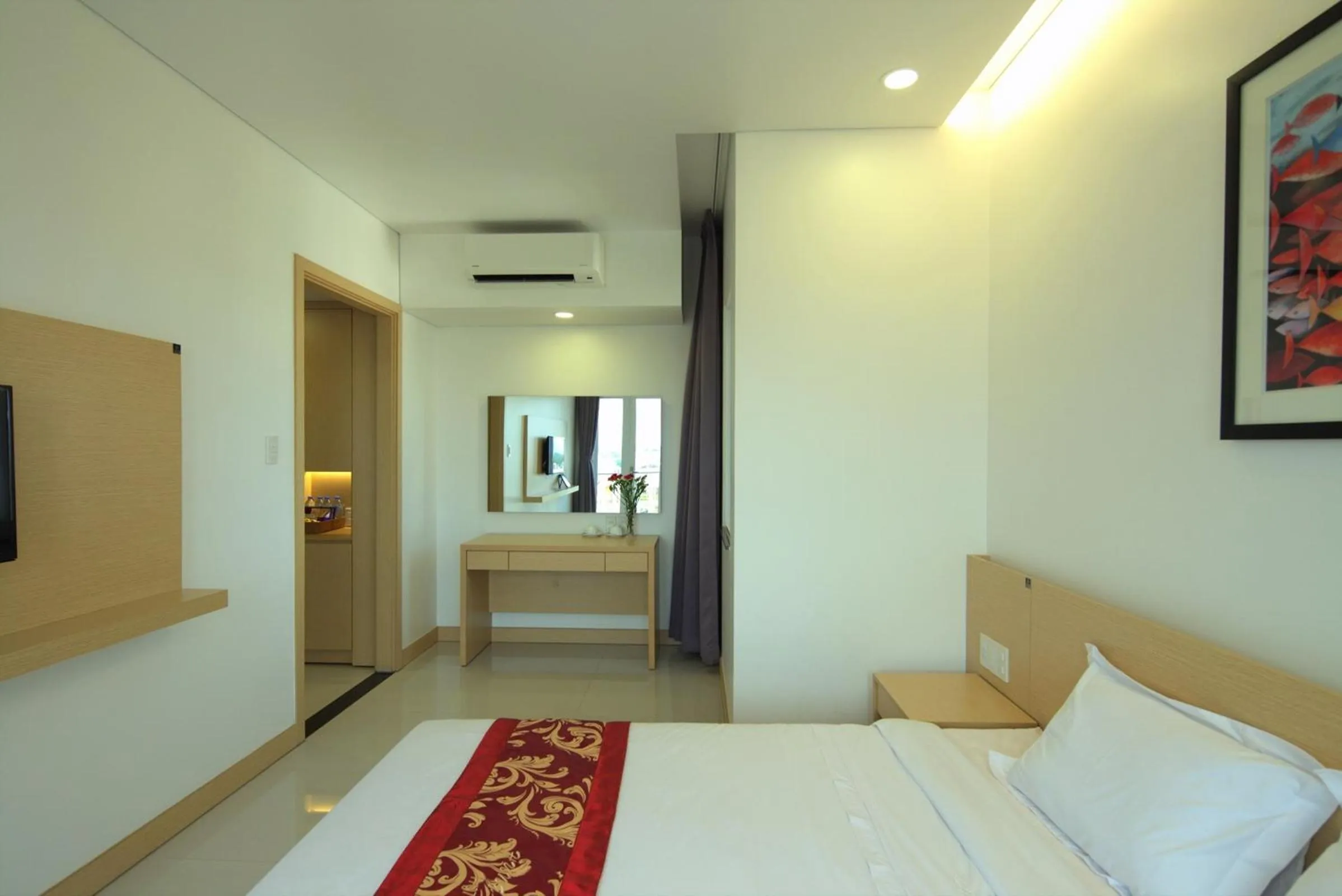 Decorative detail in Hung Cuong Hotel