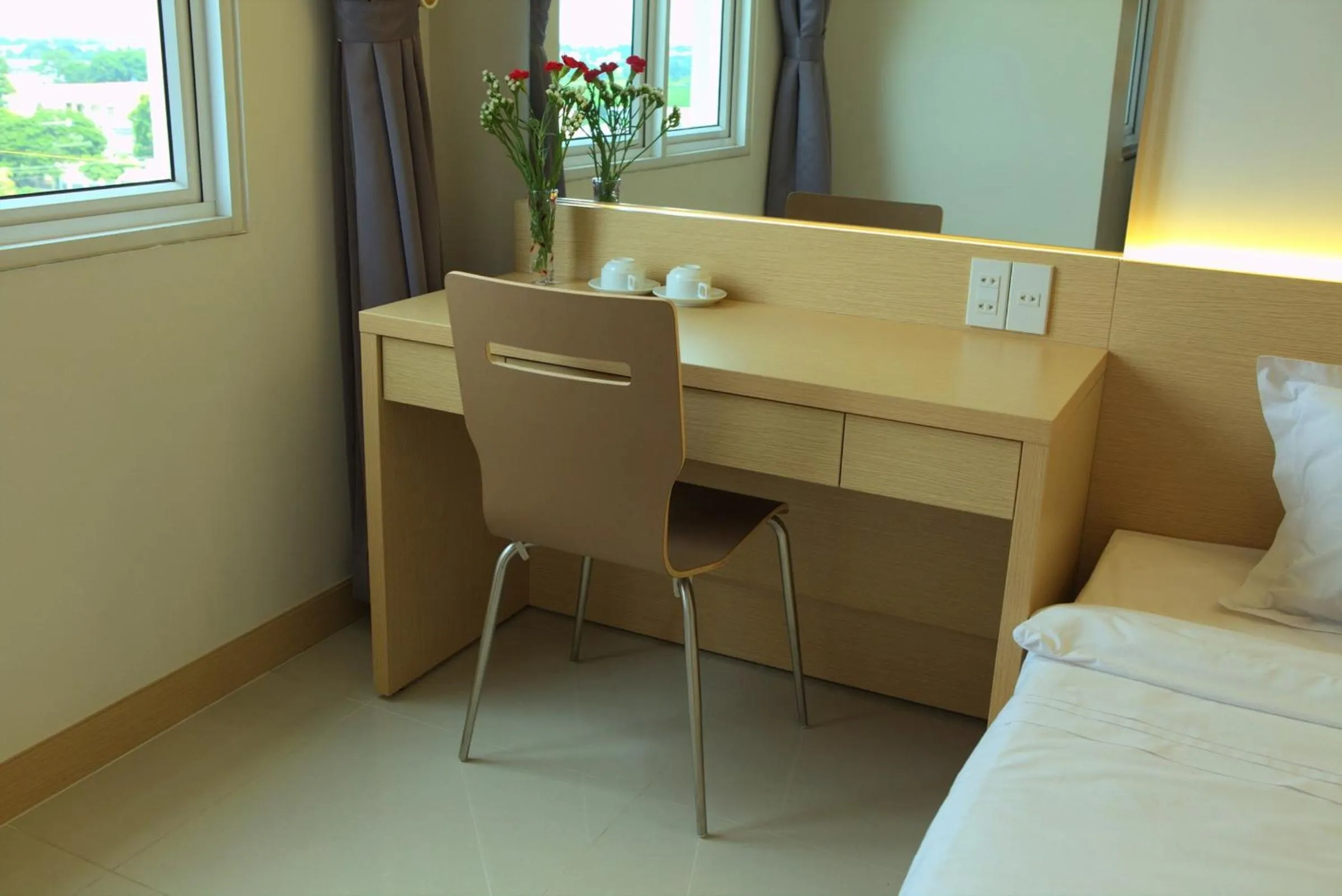 Seating area in Hung Cuong Hotel