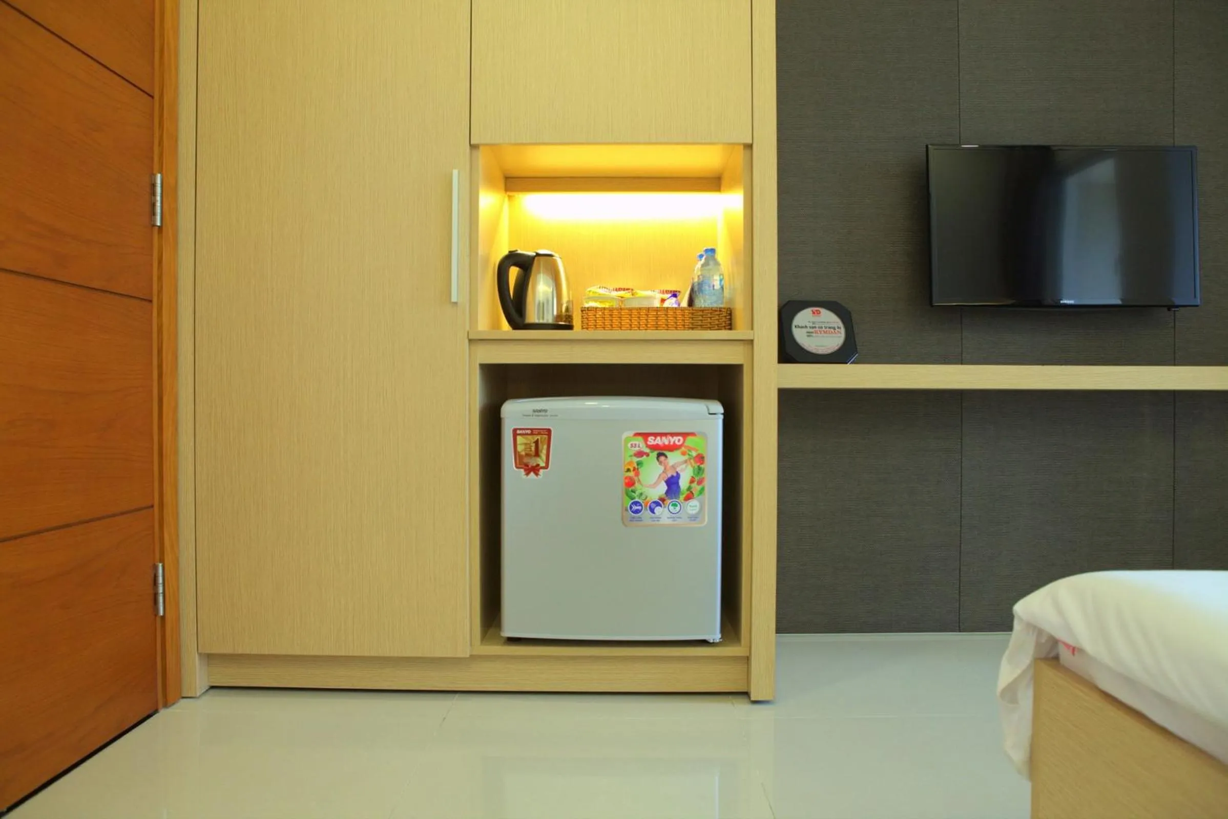 Decorative detail in Hung Cuong Hotel