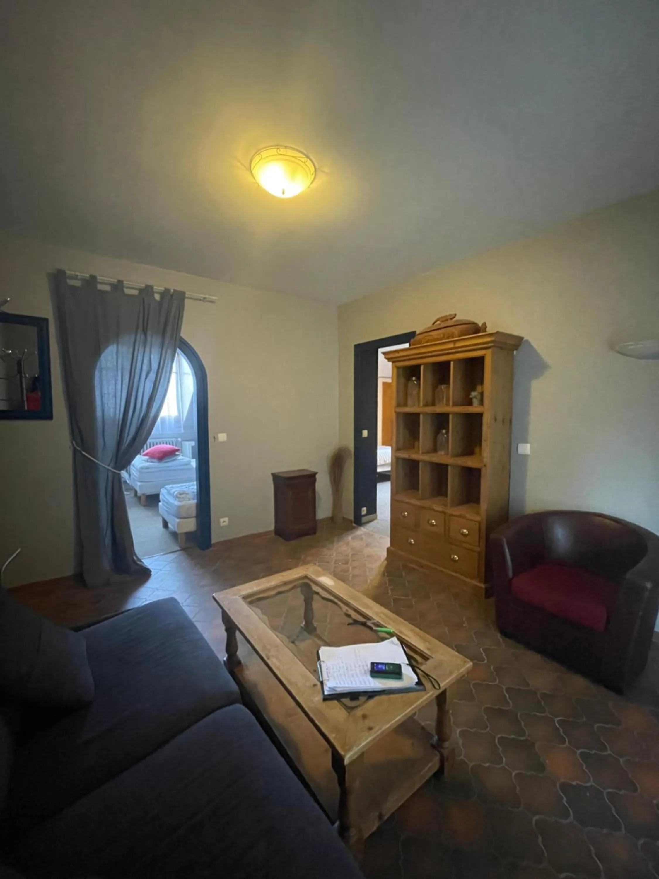 Seating area in Hôtel Spa & Restaurant Ô Pervenches