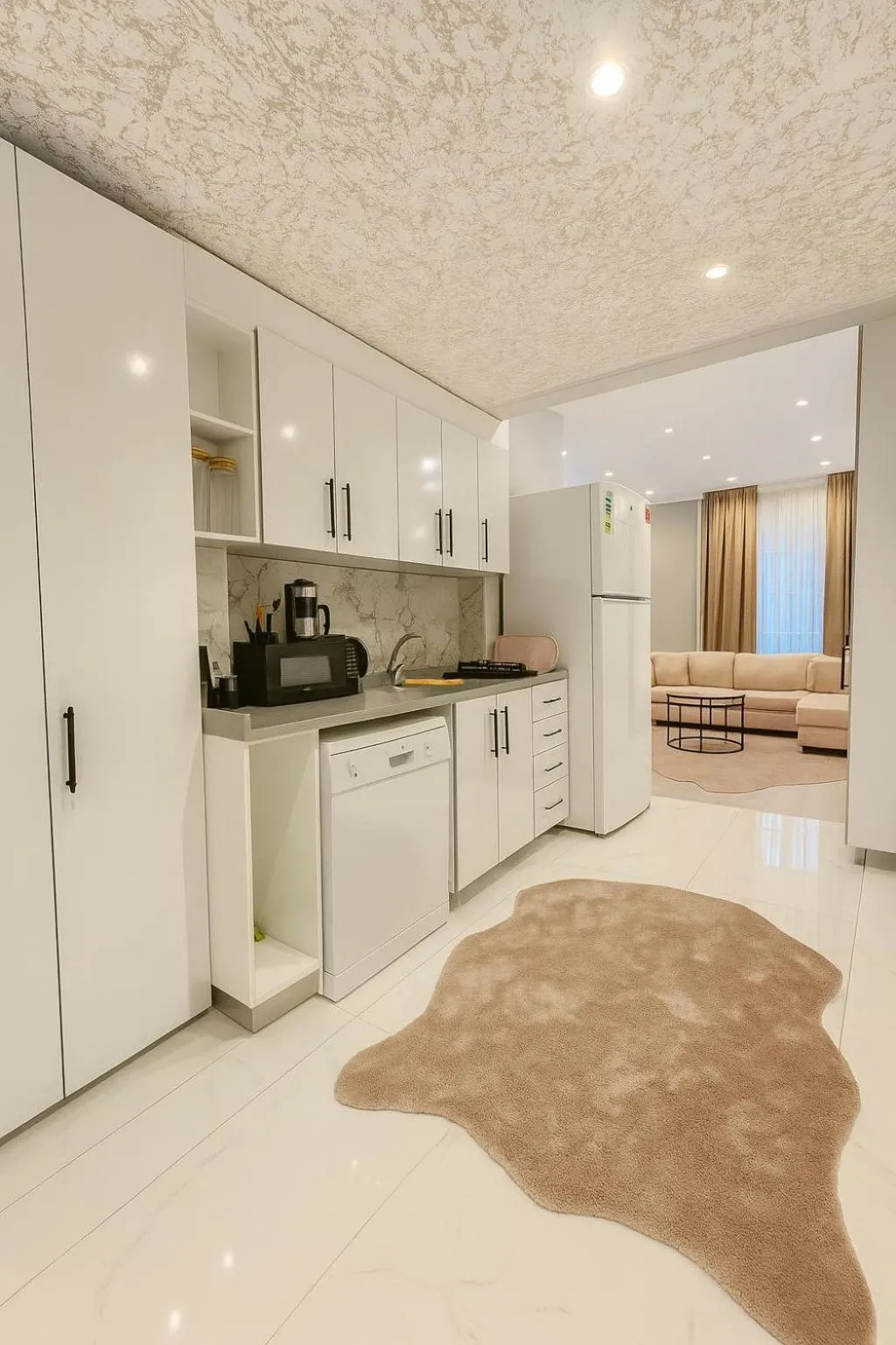 Kitchen or kitchenette in Casa Florya Suites