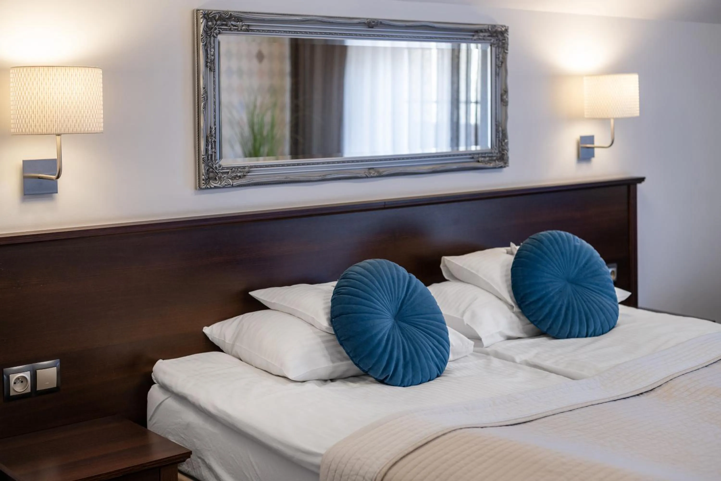 Bed in Sielanka Pokoje Hotelowe, Restauracja - Ustroń