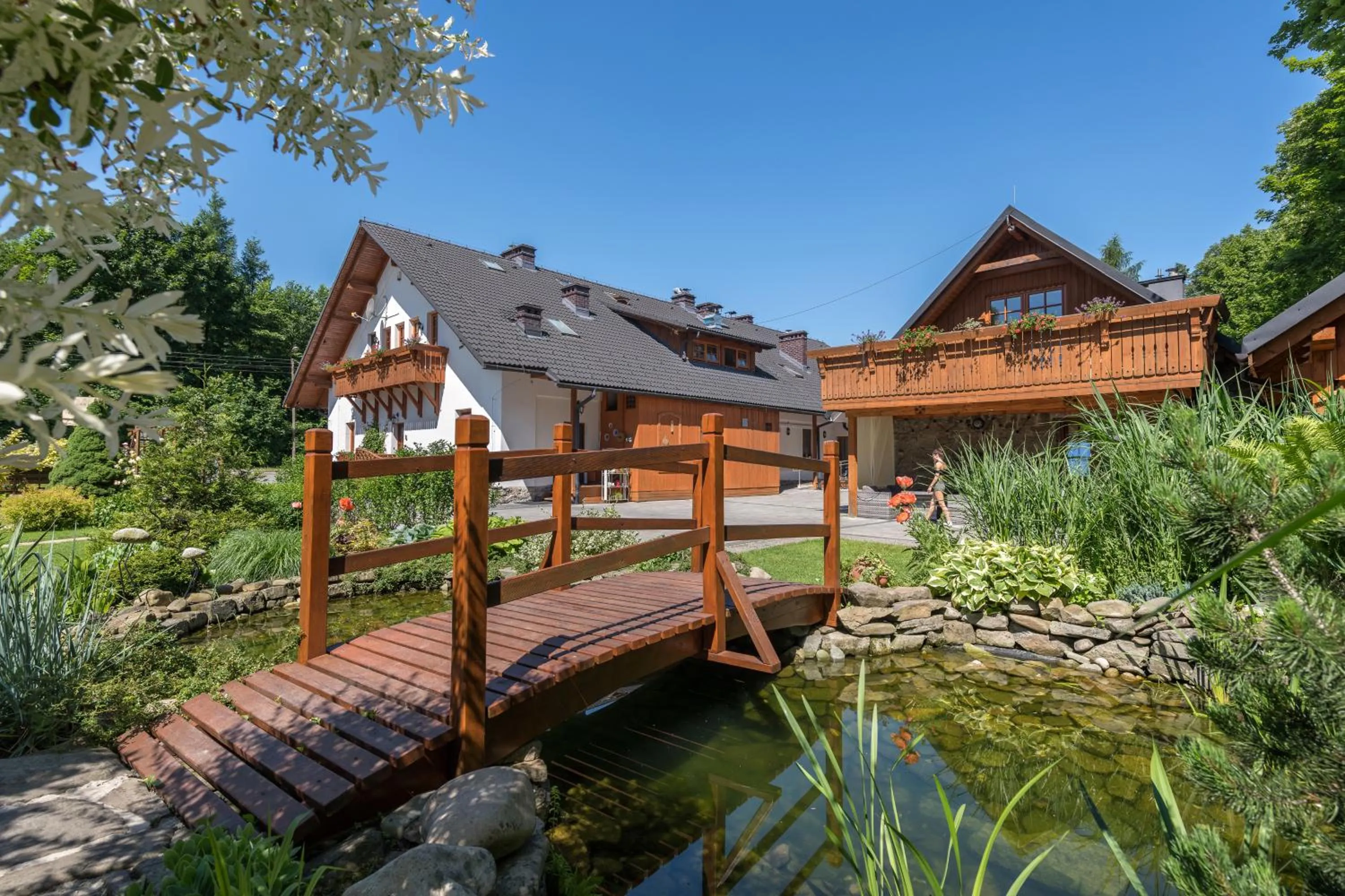 Garden in Sielanka Pokoje Hotelowe, Restauracja - Ustroń