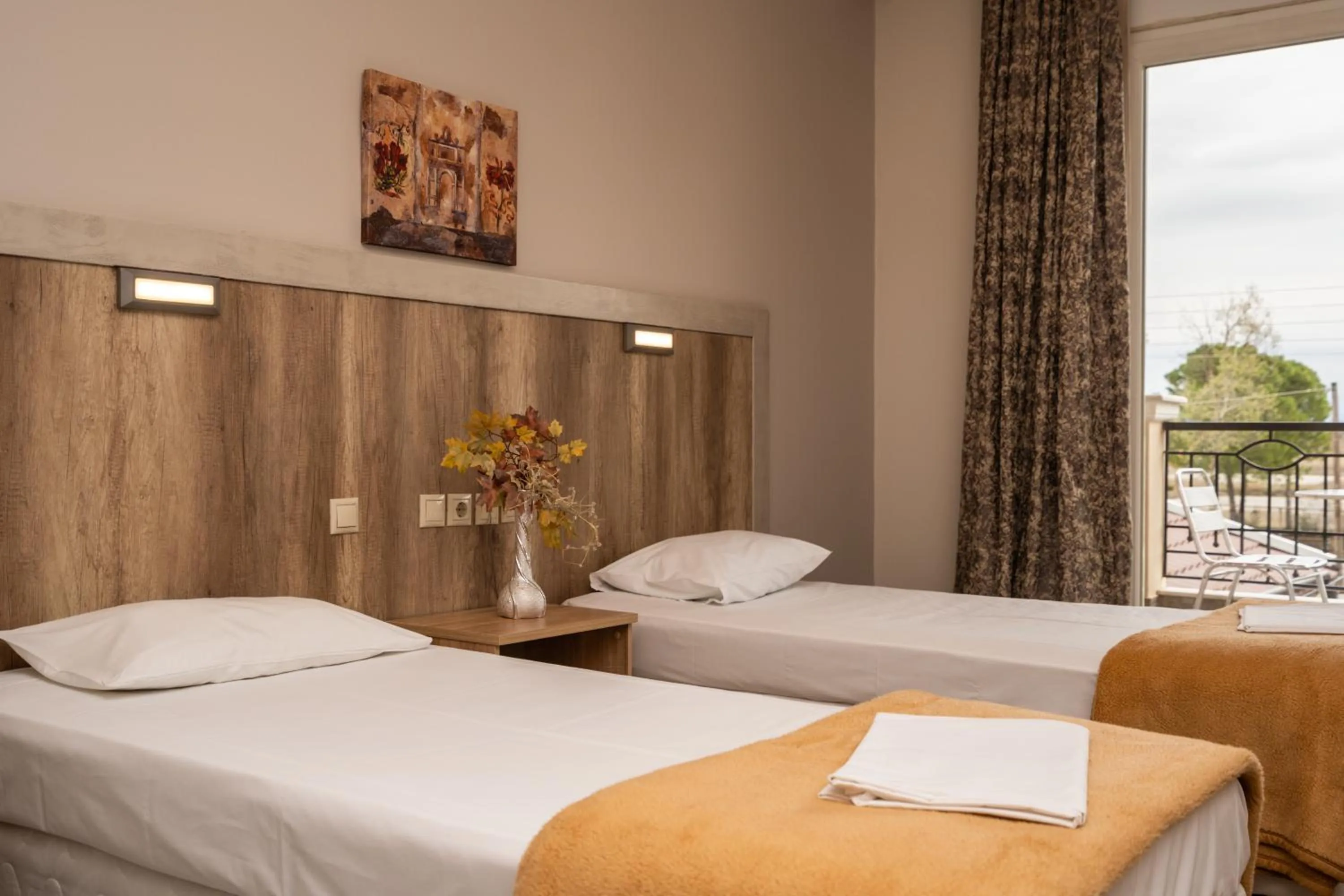 Bed in Hotel Epavlis