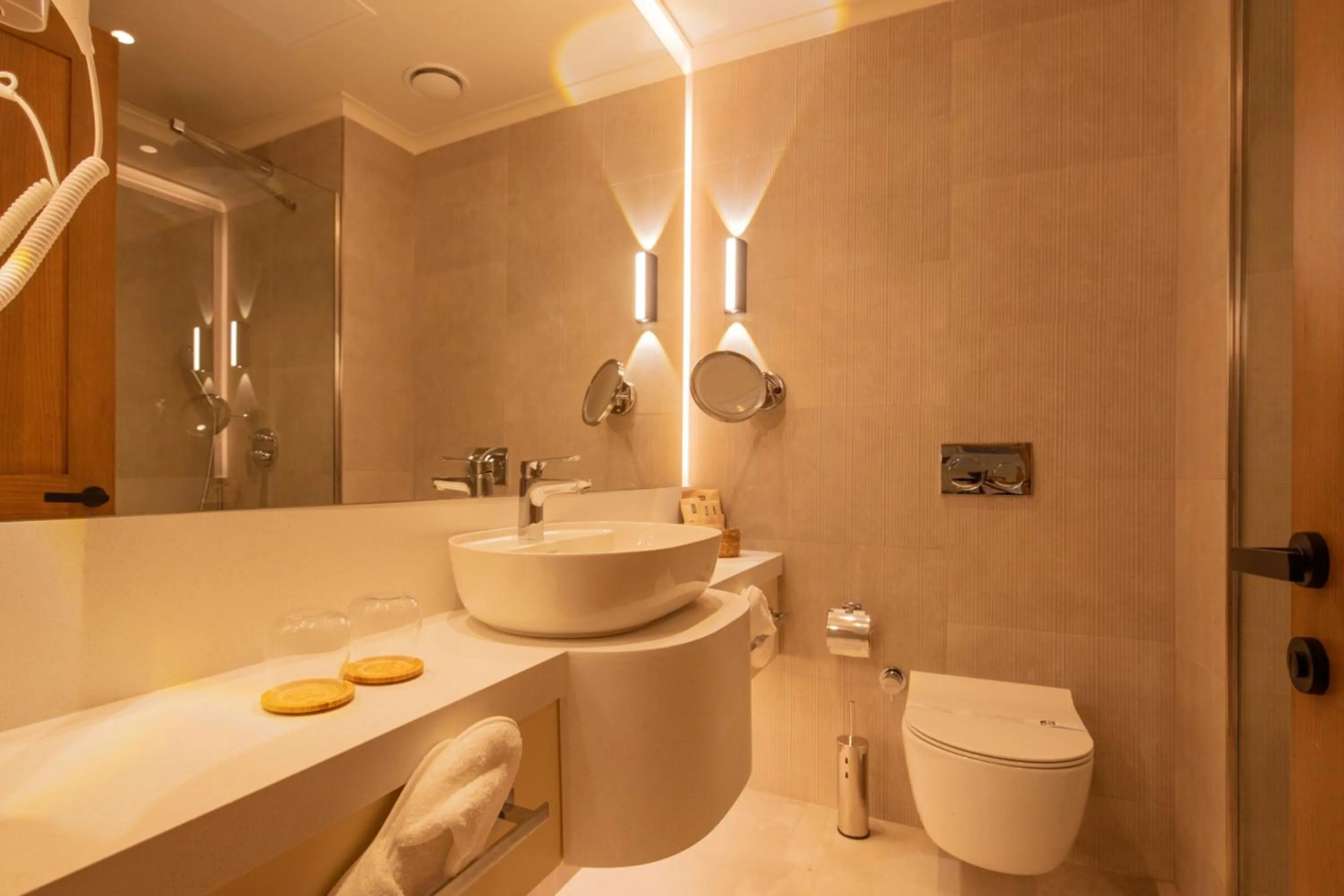 Shower in Casa Lumar Luxury Lodging- Adult Only