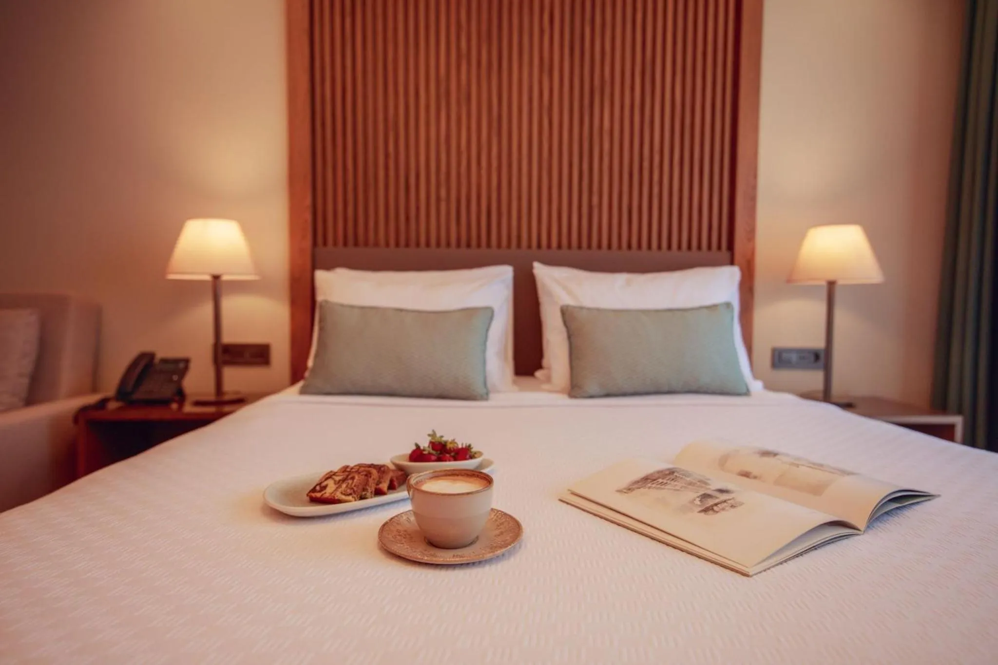 Bed in Casa Lumar Luxury Lodging- Adult Only