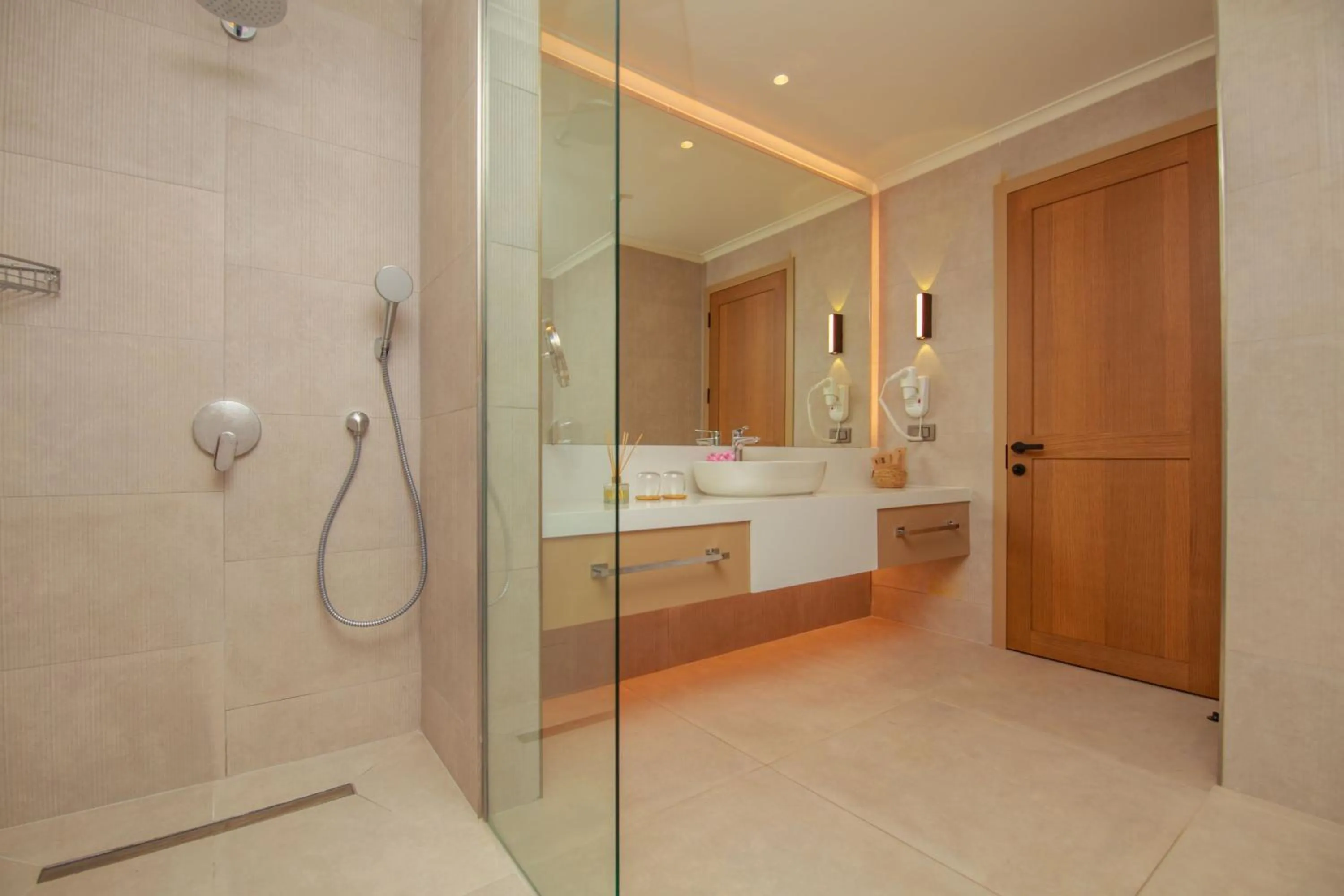 Shower in Casa Lumar Luxury Lodging- Adult Only