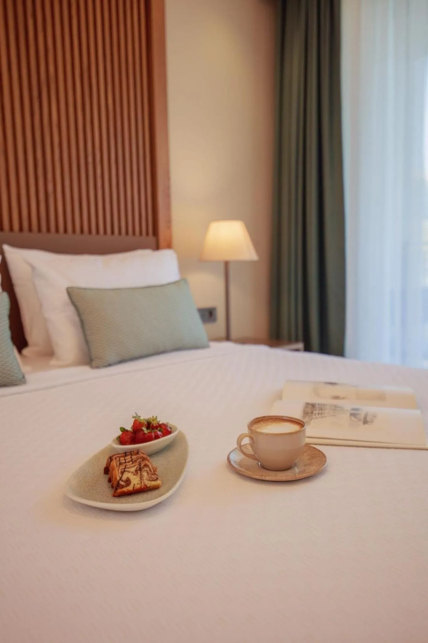 Bed in Casa Lumar Luxury Lodging- Adult Only