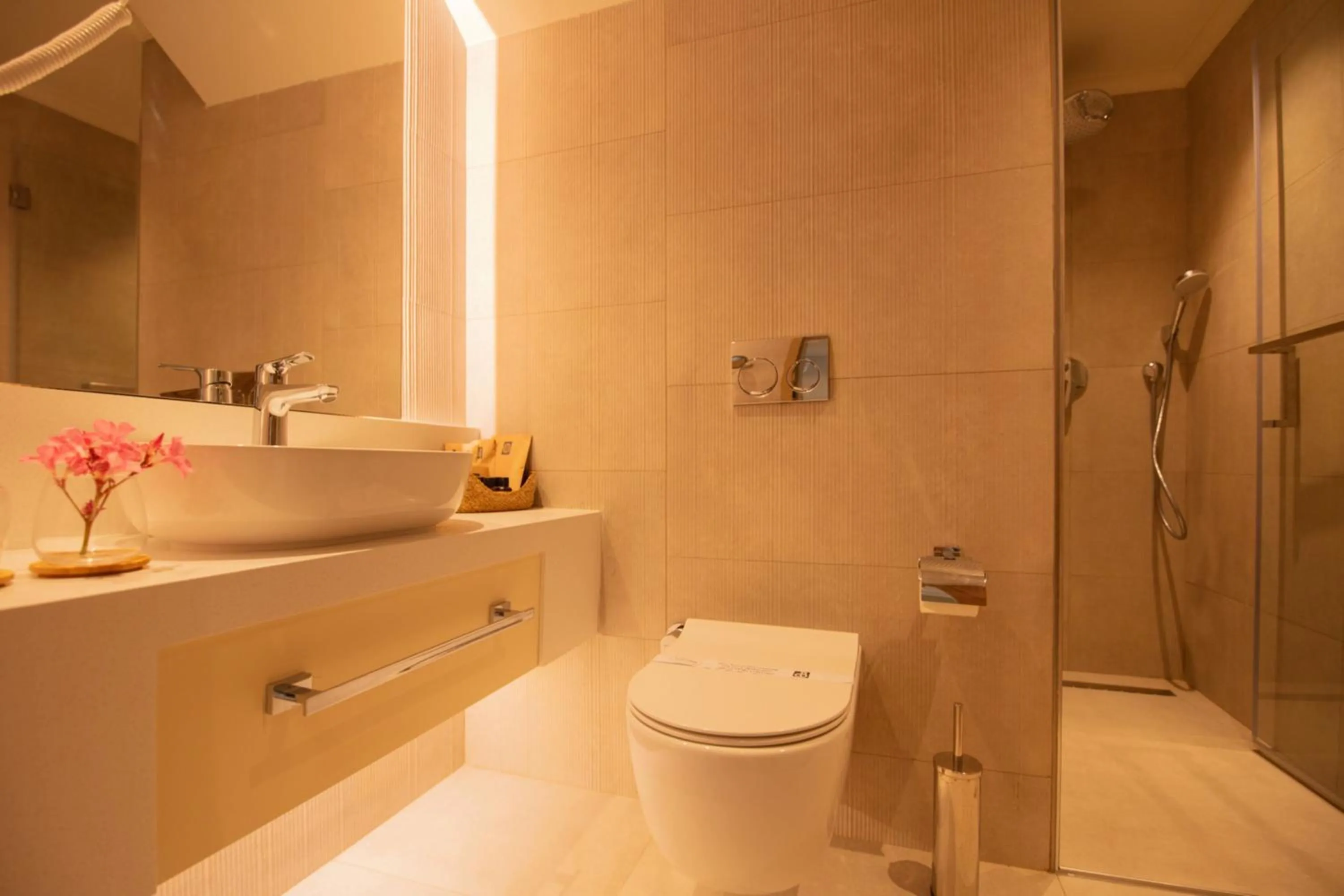 Shower in Casa Lumar Luxury Lodging- Adult Only