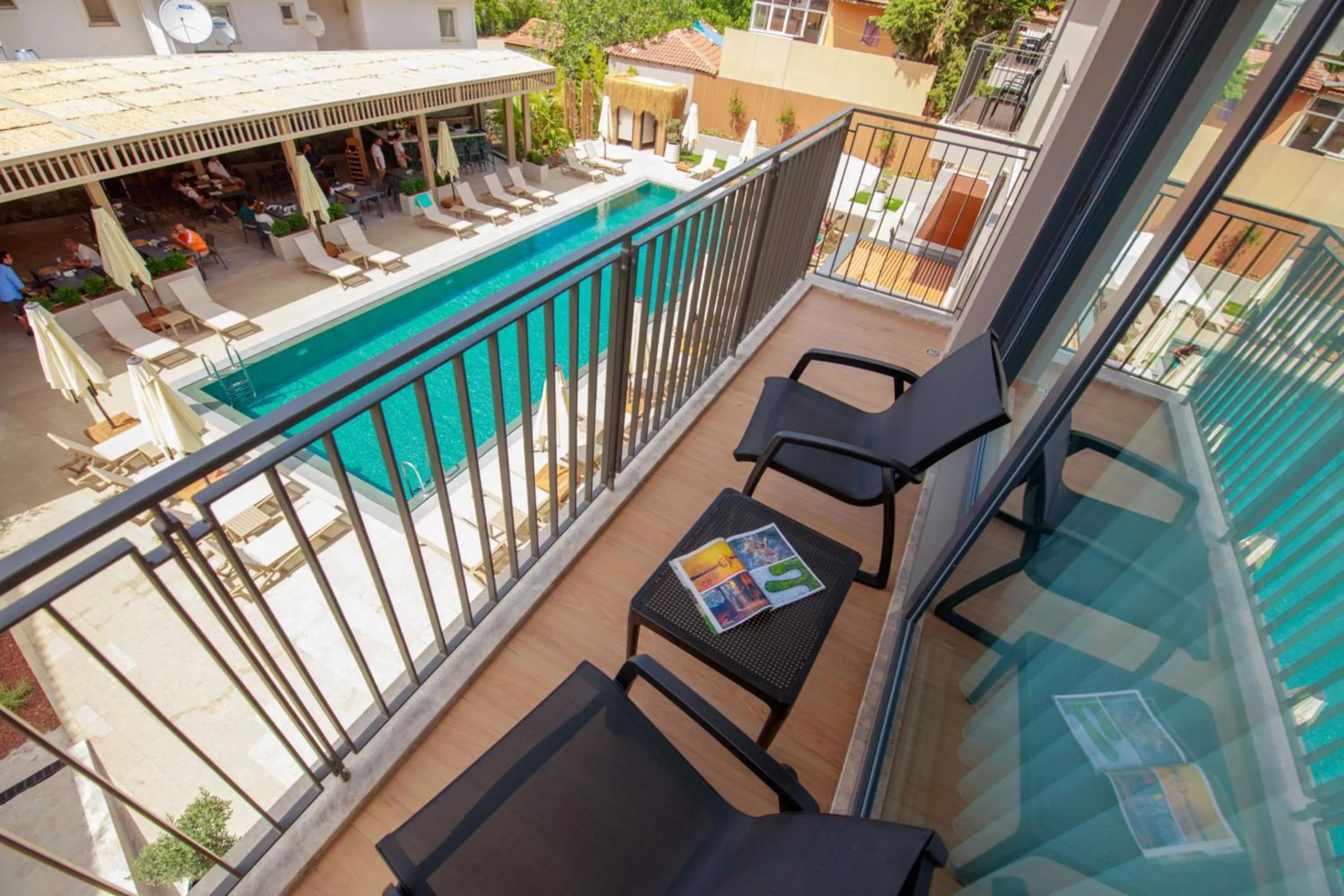 Balcony/Terrace in Casa Lumar Luxury Lodging- Adult Only