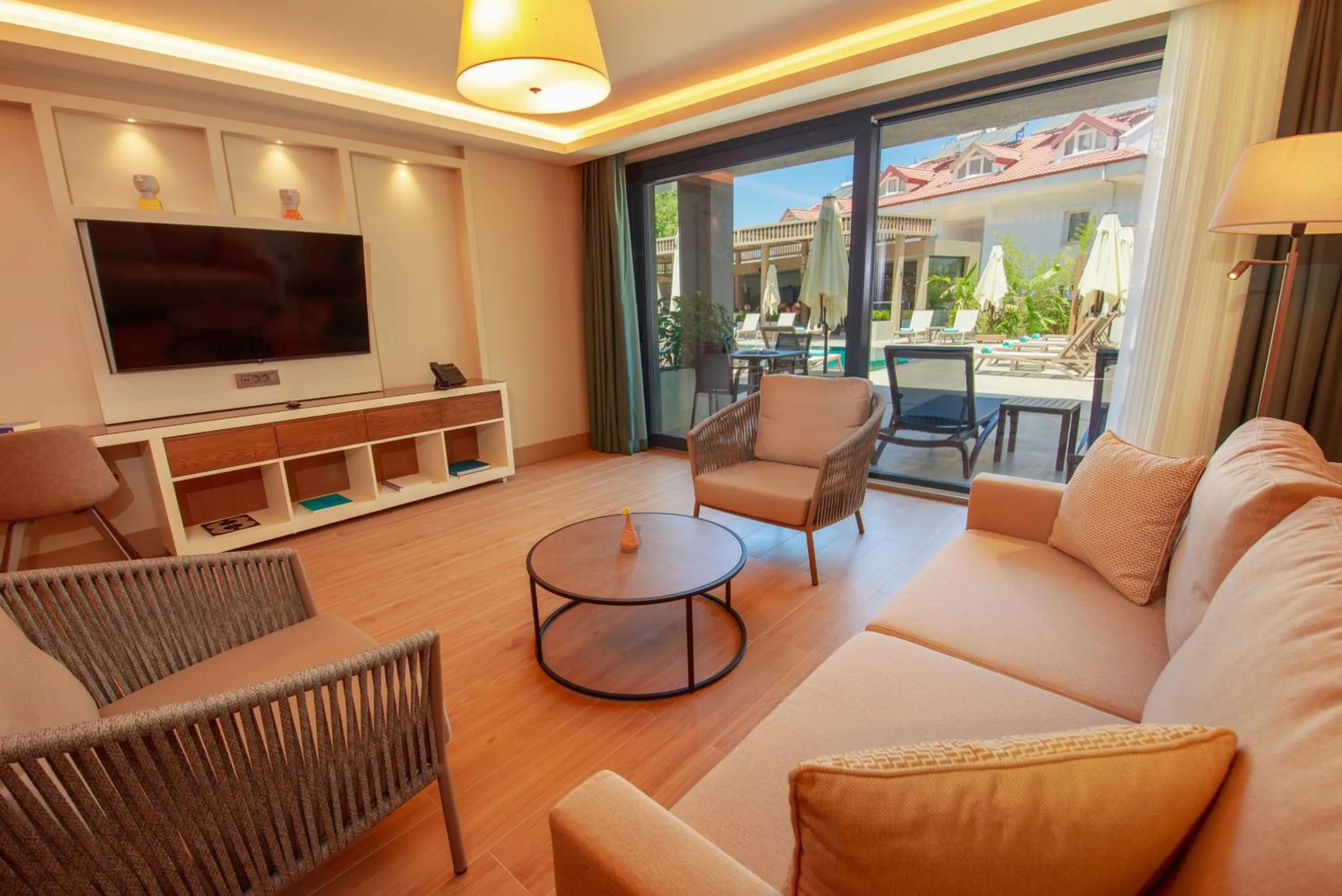 Seating area in Casa Lumar Luxury Lodging- Adult Only