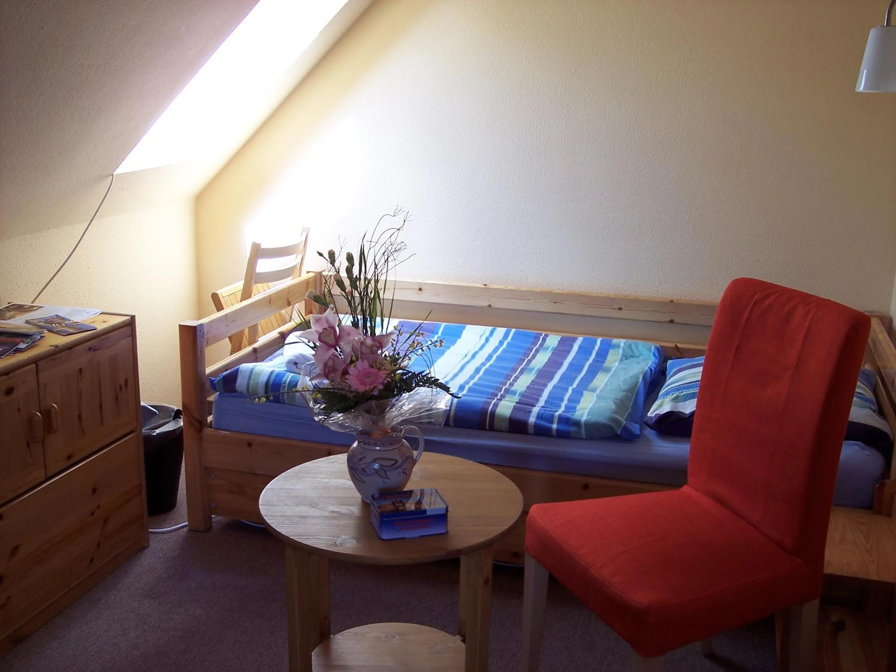 Decorative detail, Bed in Gästezimmer Charlotte