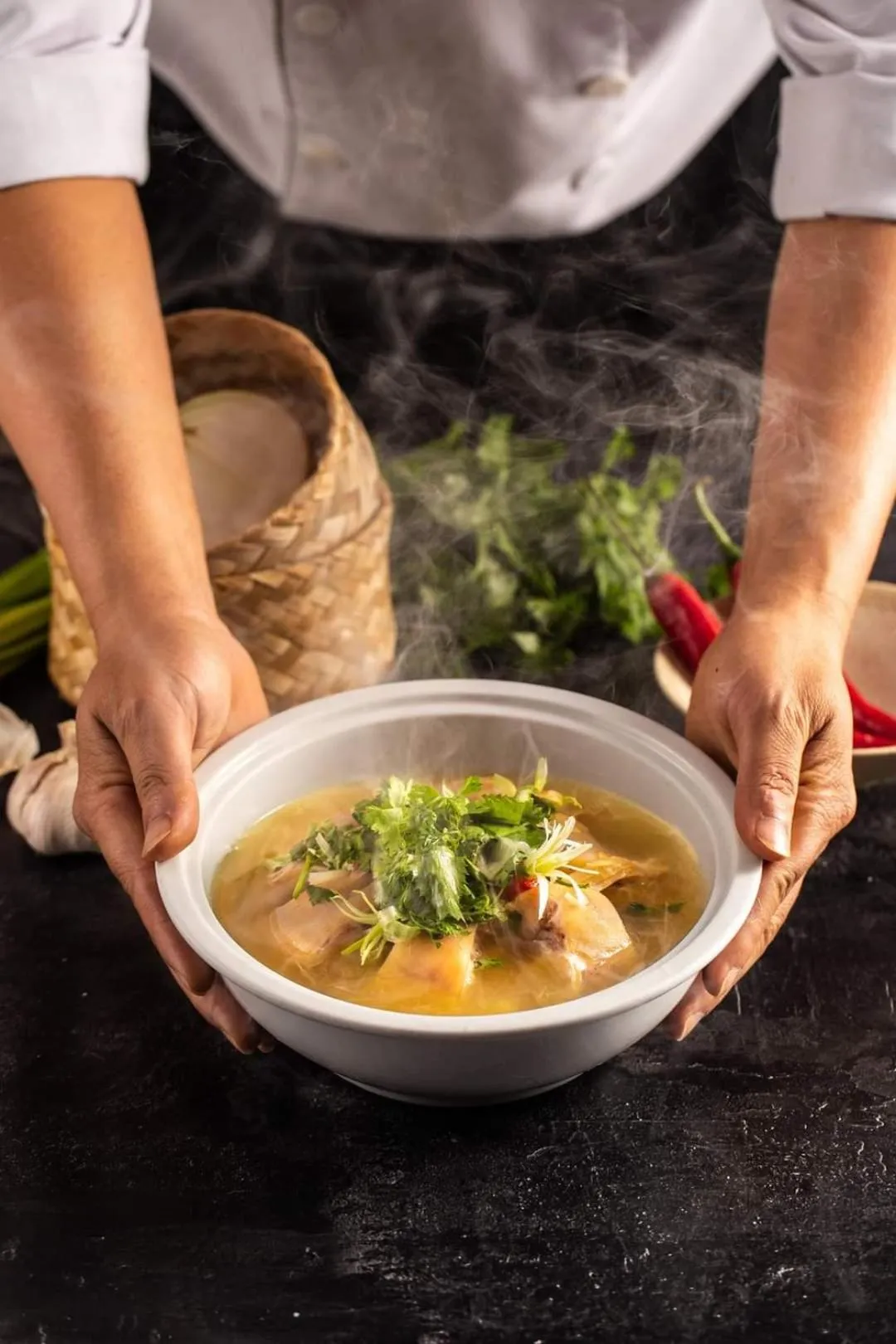 Food and drinks in Muong Thanh Dien Chau Hotel