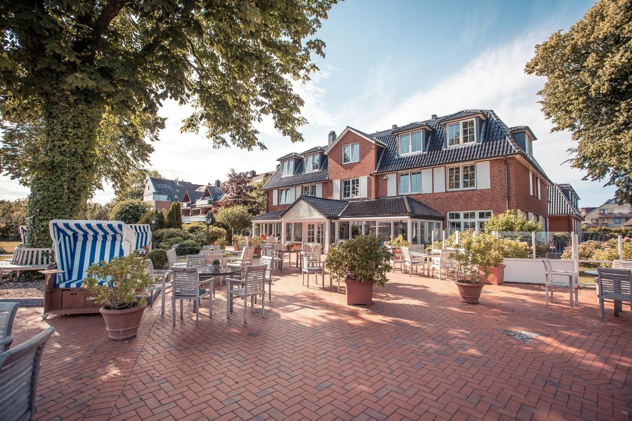 Garden in Strandhotel Strande