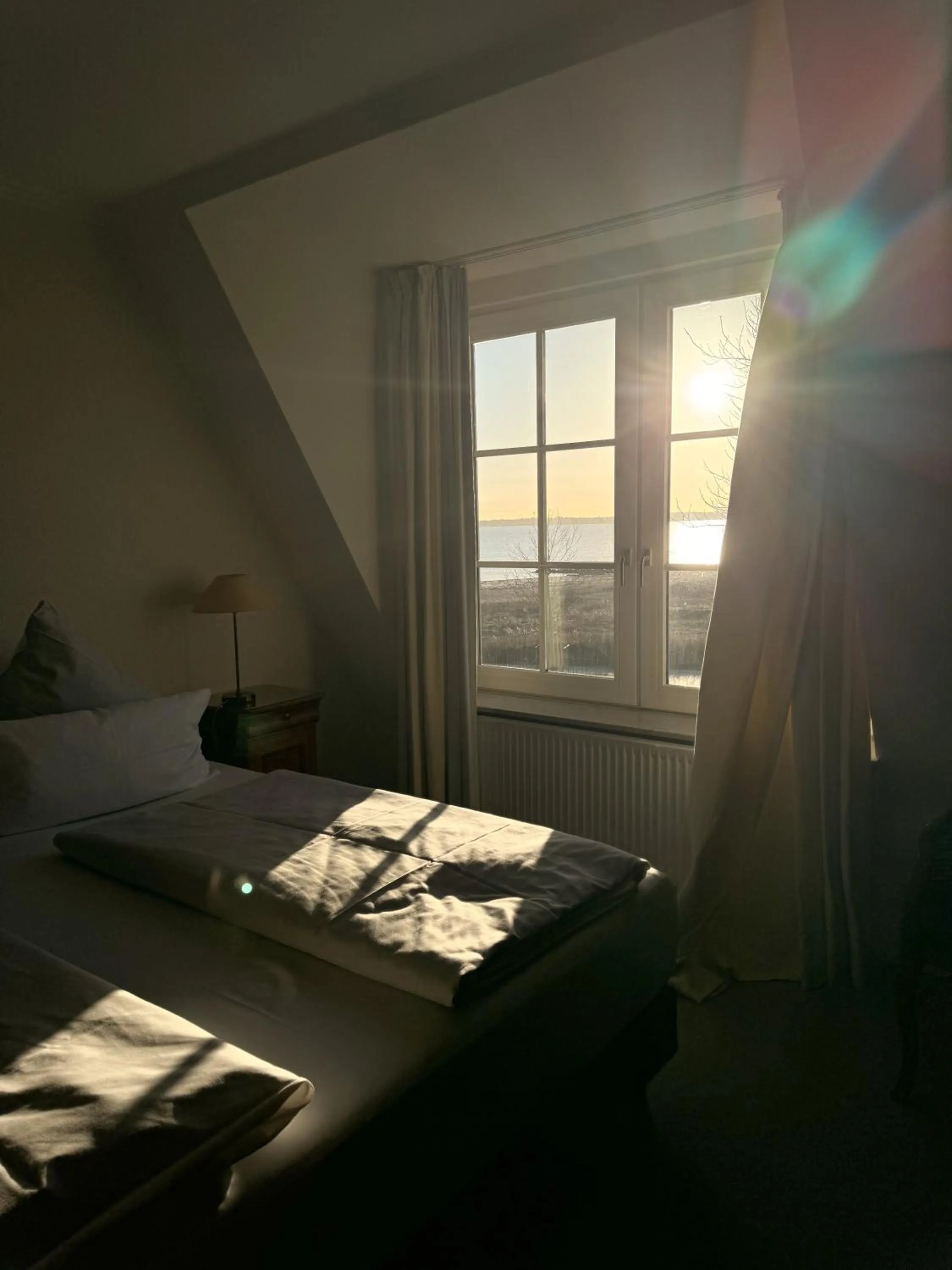 View (from property/room), Bed in Strandhotel Strande