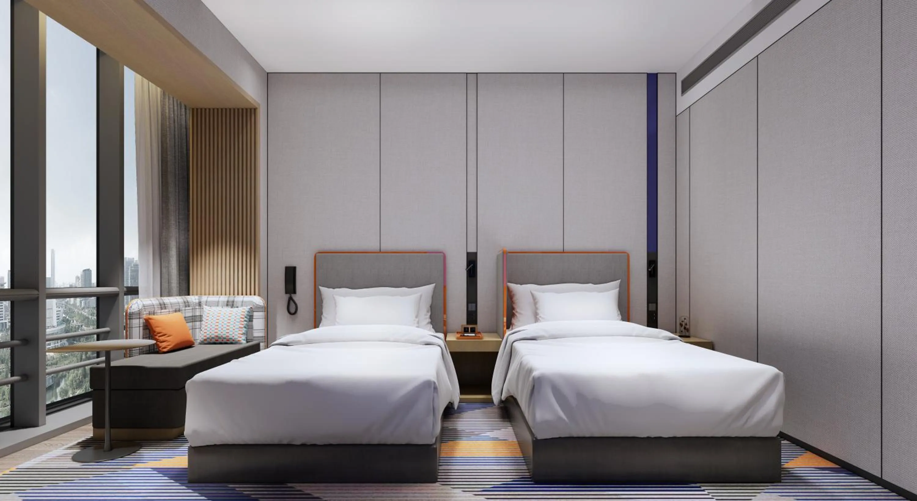 Bed in Holiday Inn Express Suzhou East Taihu by IHG
