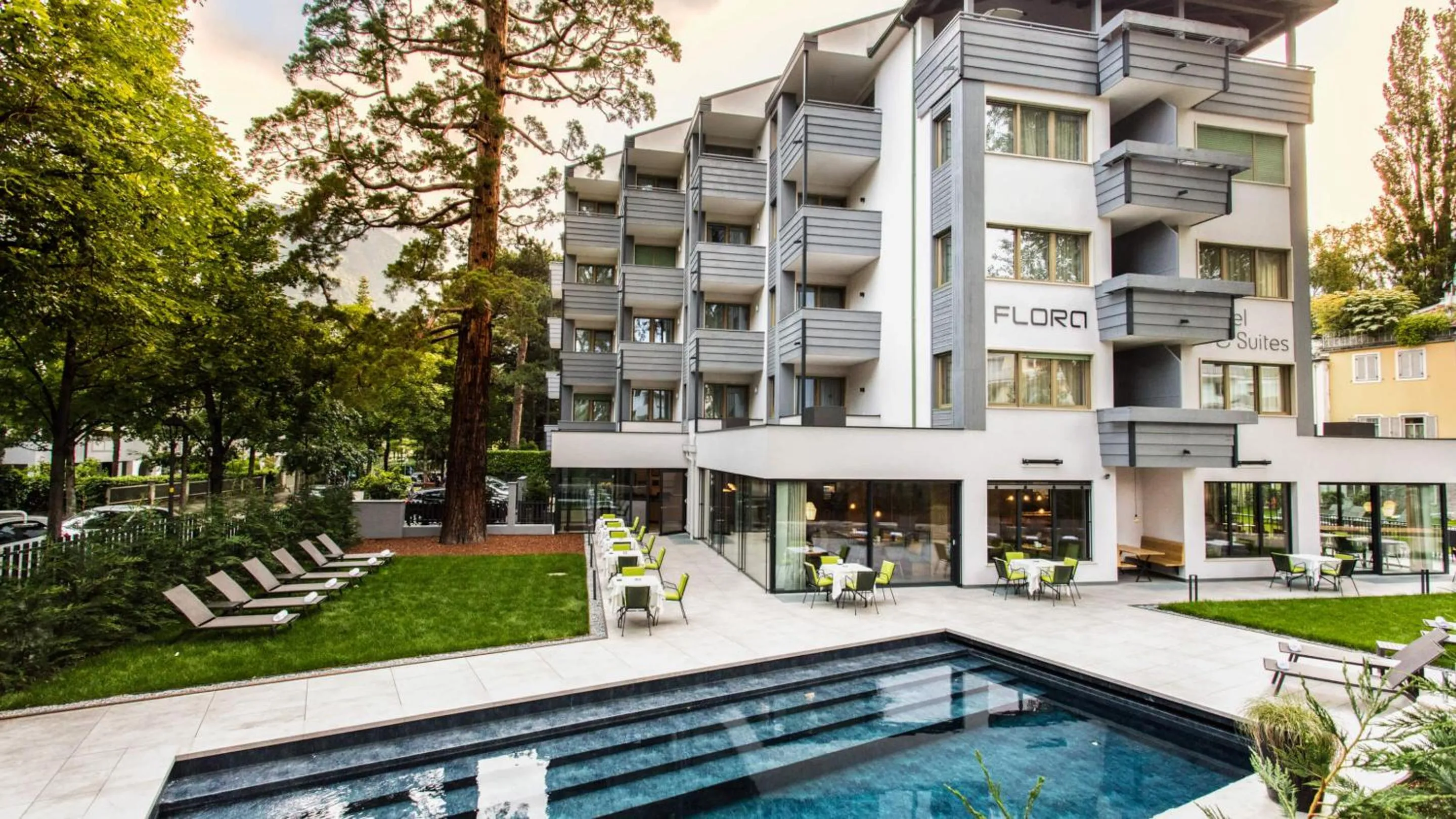 Property building in Flora Hotel & Suites
