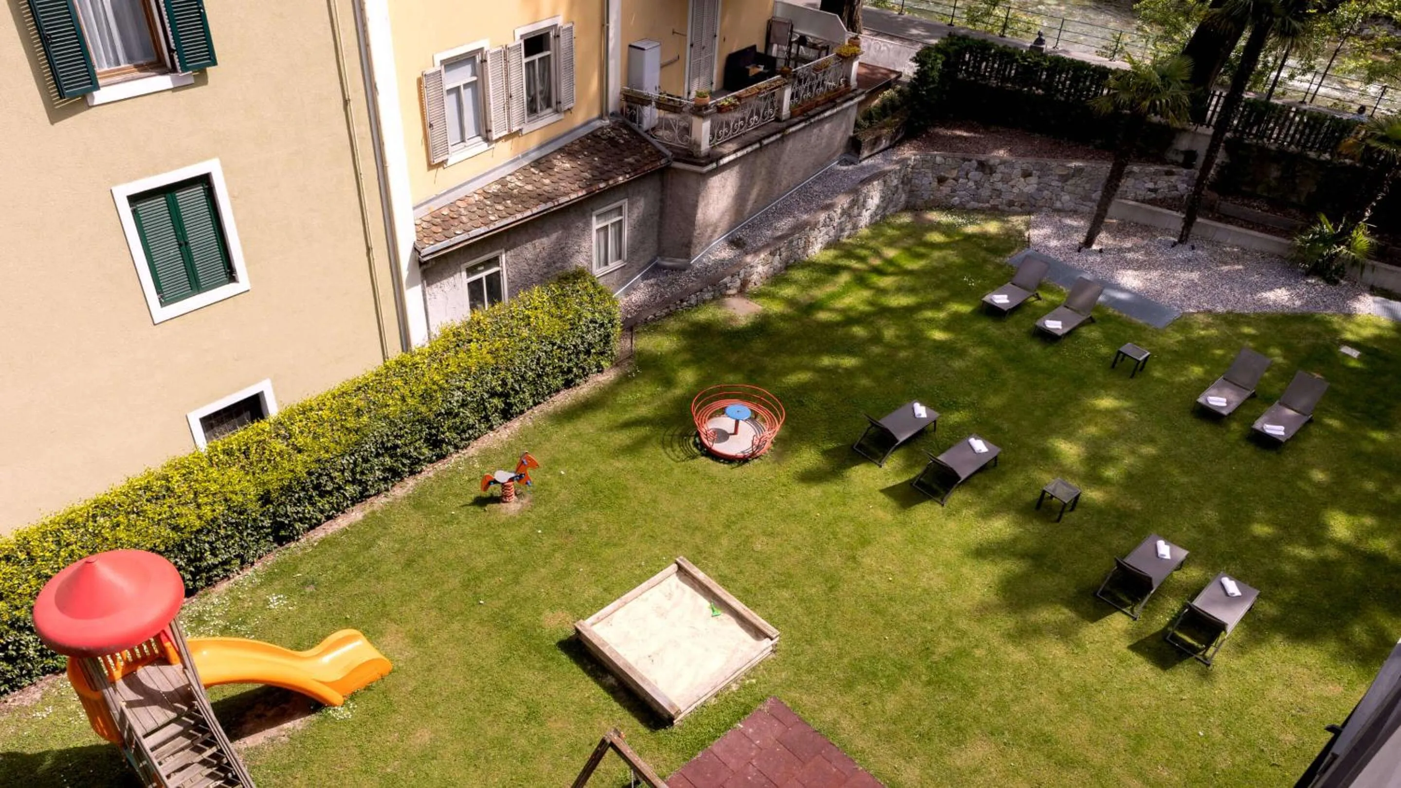 Children play ground in Flora Hotel & Suites