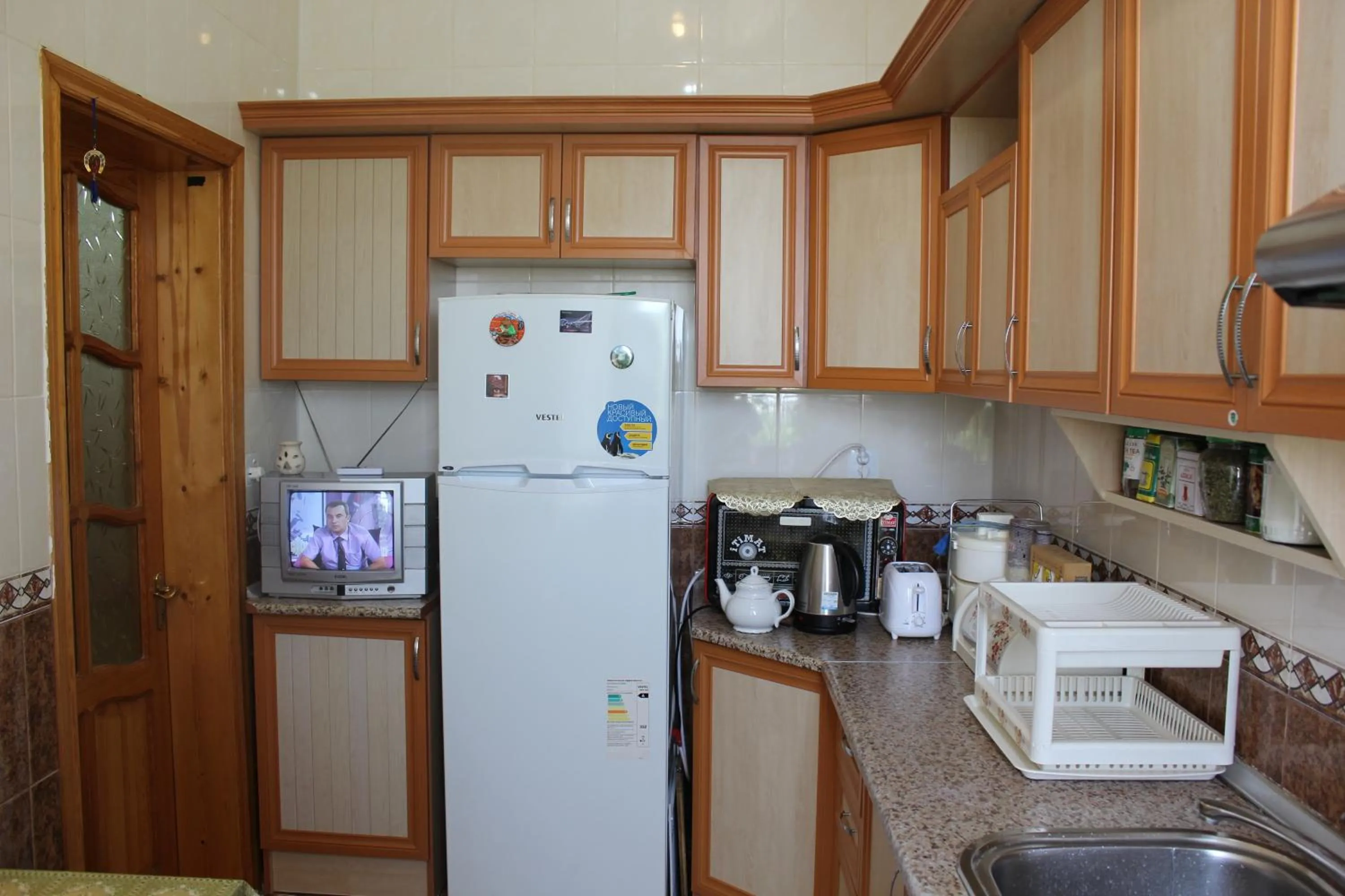 Kitchen or kitchenette in Hasanovs Villa