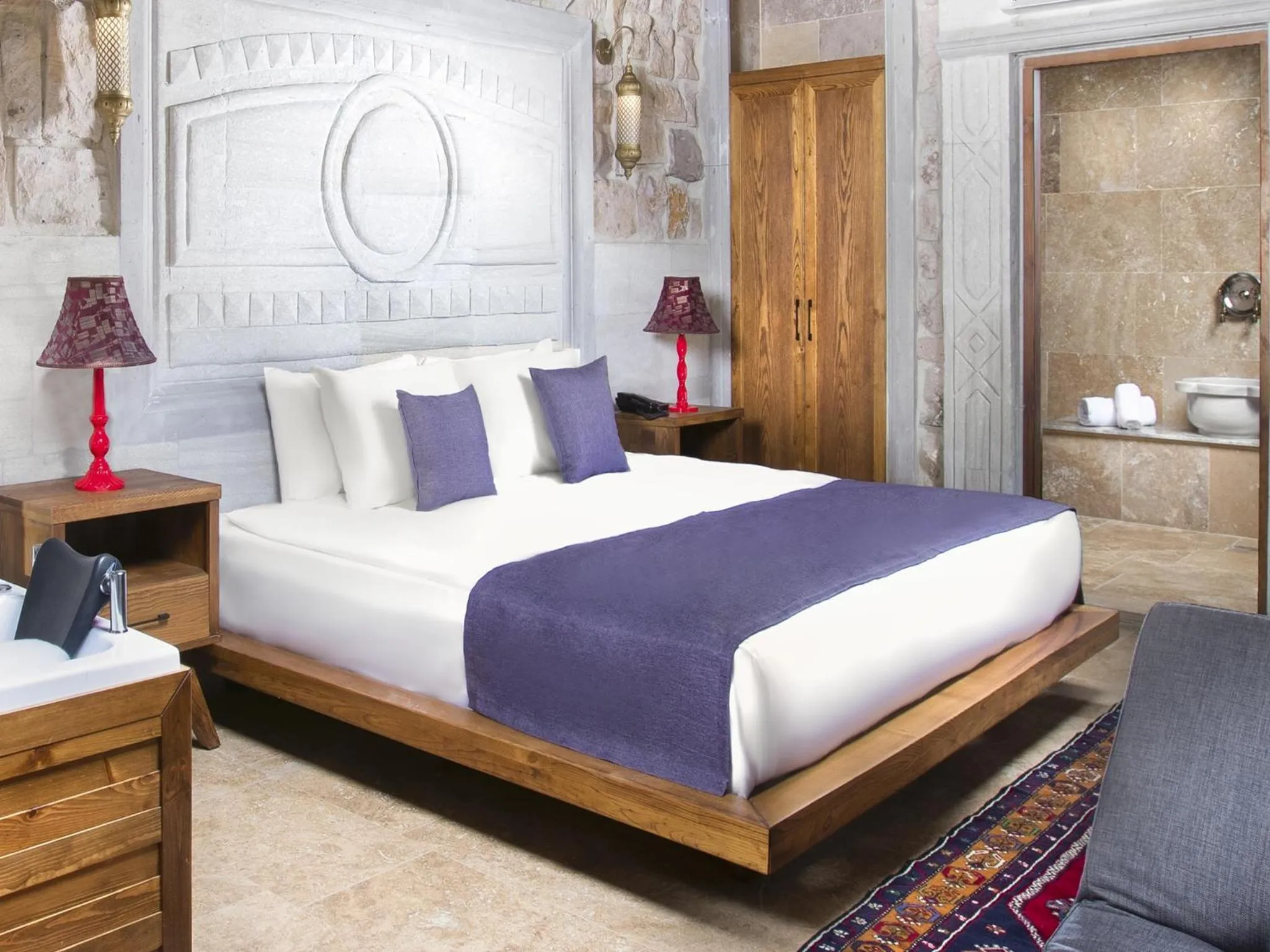 Bed in Rapsodi Cappadocia