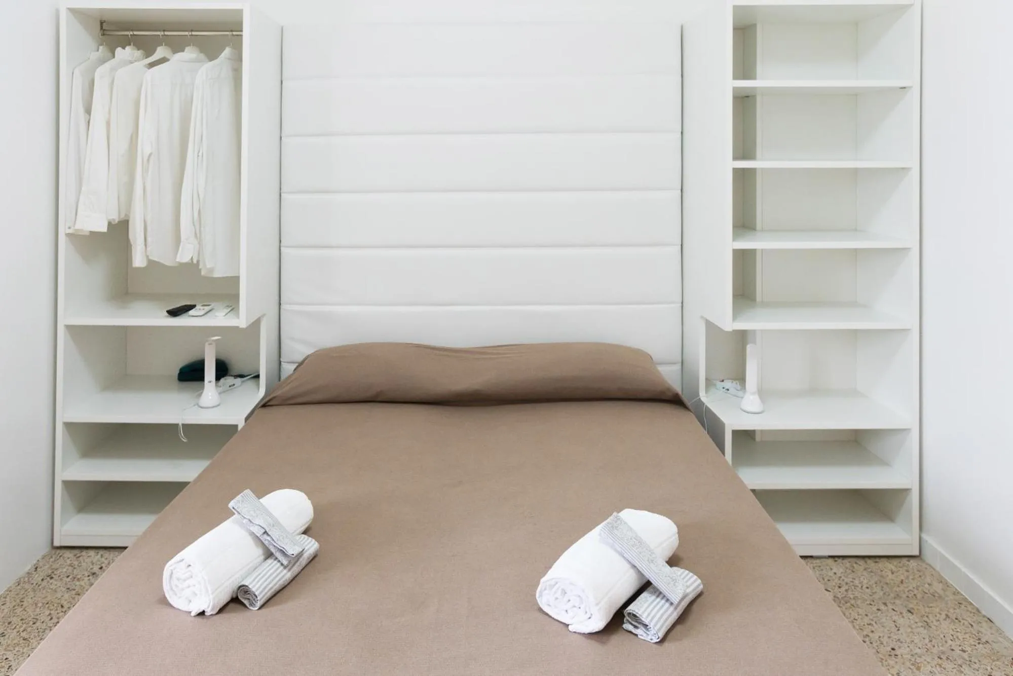 Bedroom, Bed in Hotel Ninfea Cattolica