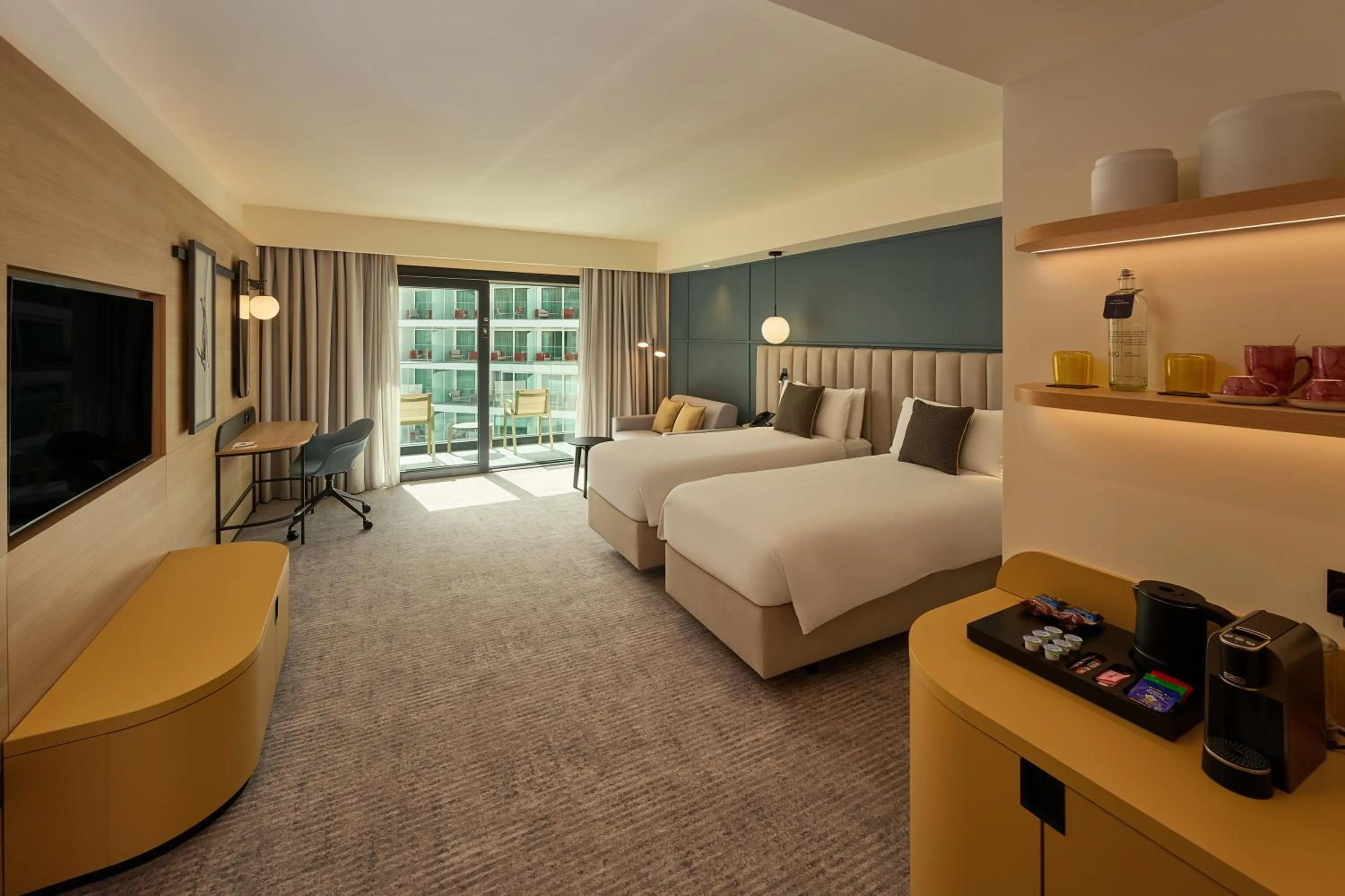 Seating area, Bed in voco Malta by IHG