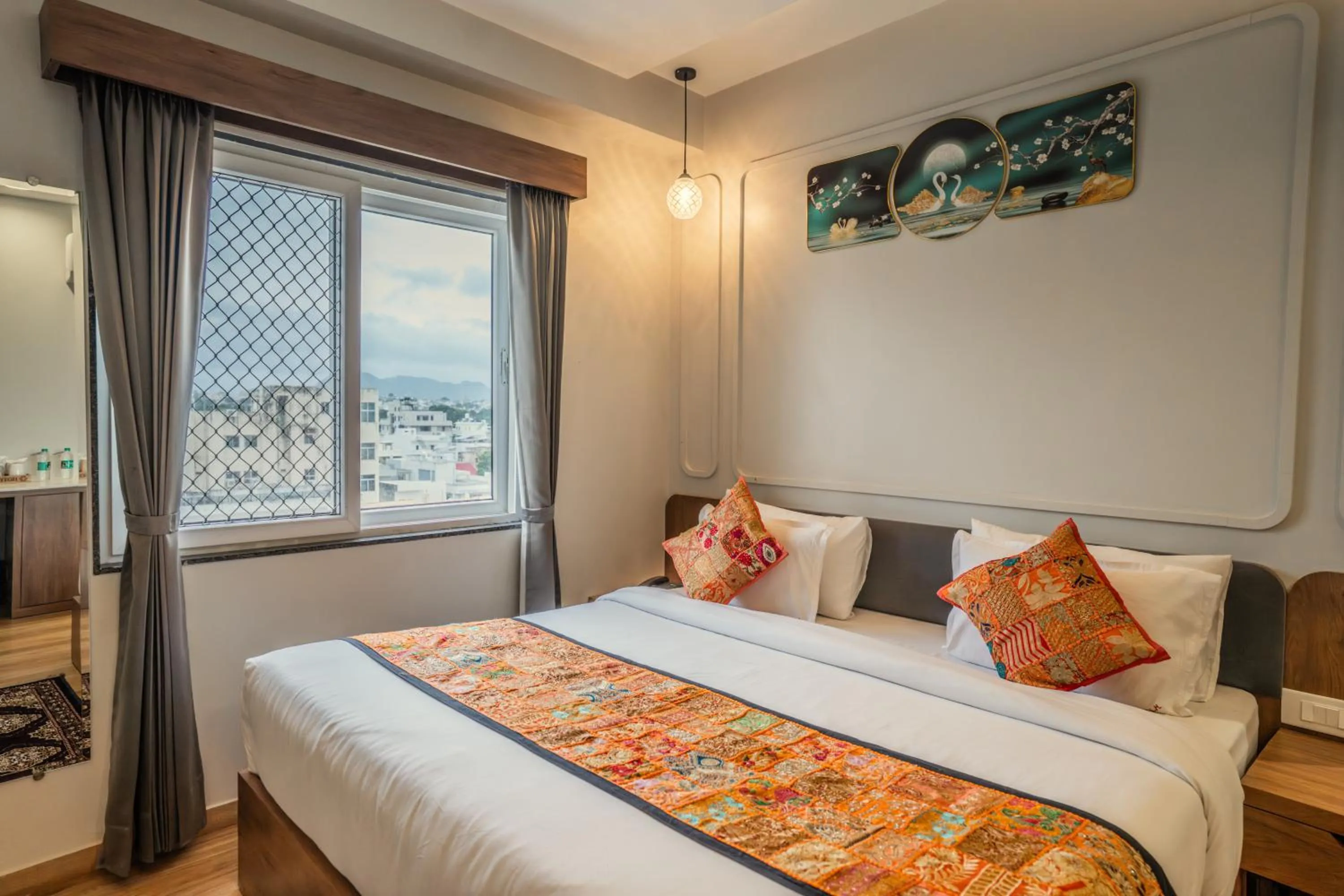 View (from property/room), Bed in Hotel Lake Metro