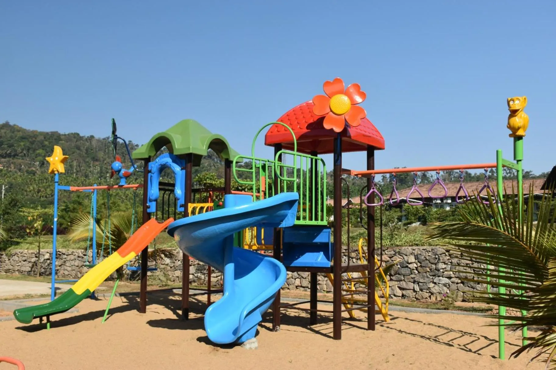 Children play ground in Neervana Resort