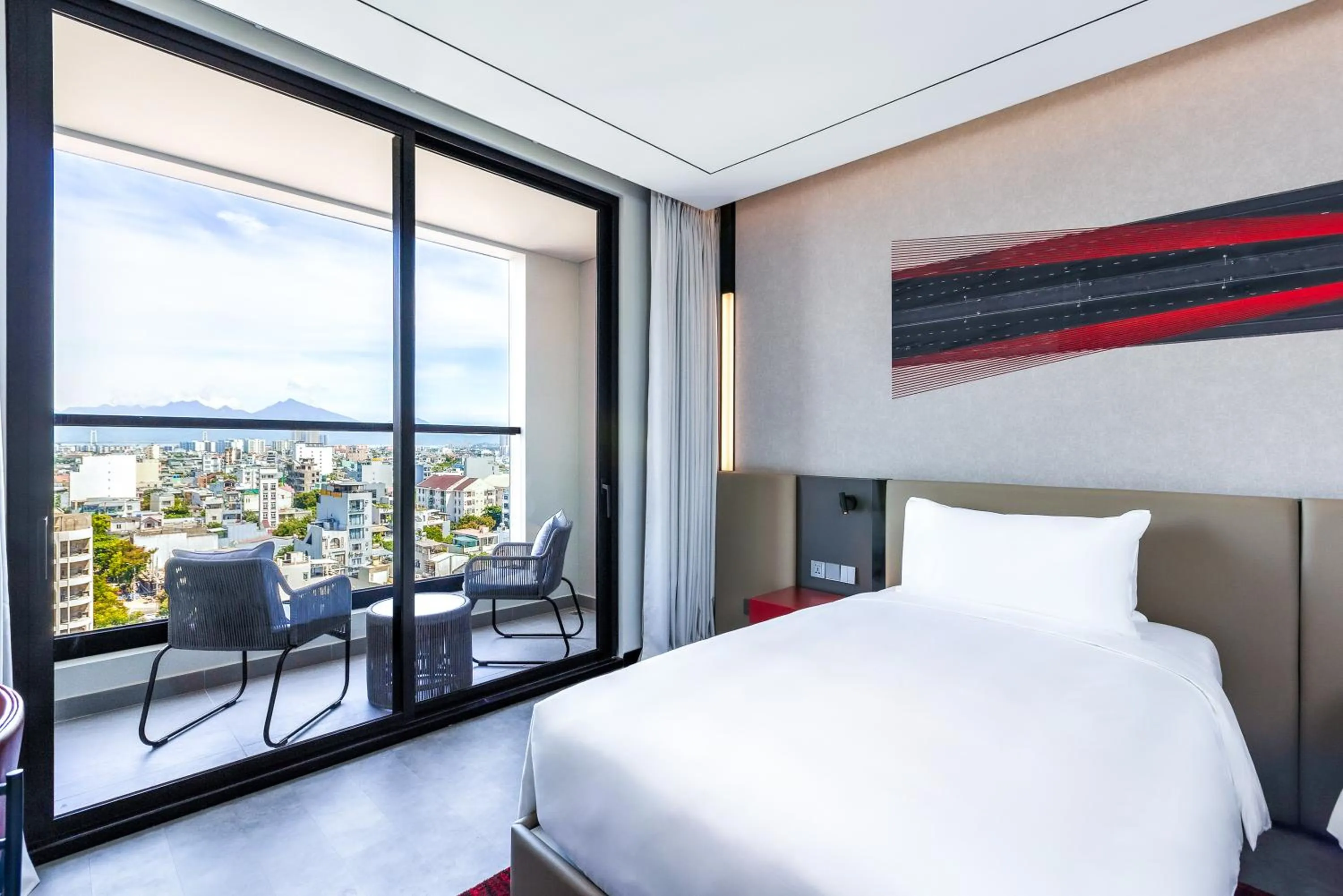 City view, Bed in Radisson RED Danang