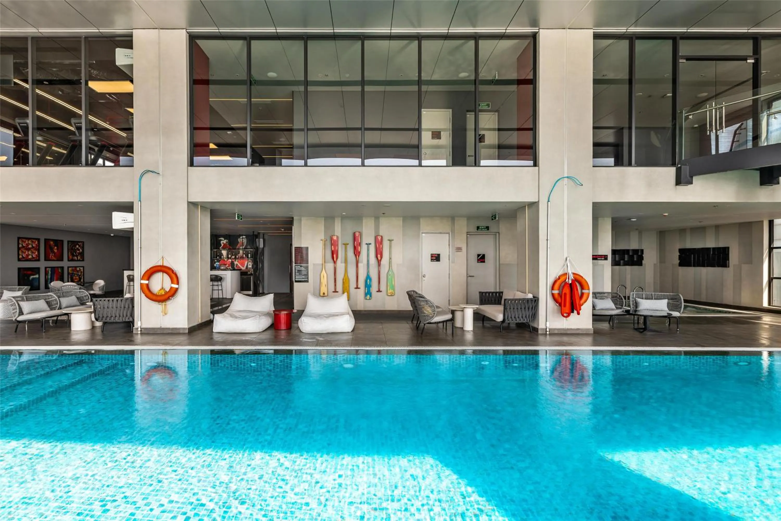 Pool view in Radisson RED Danang