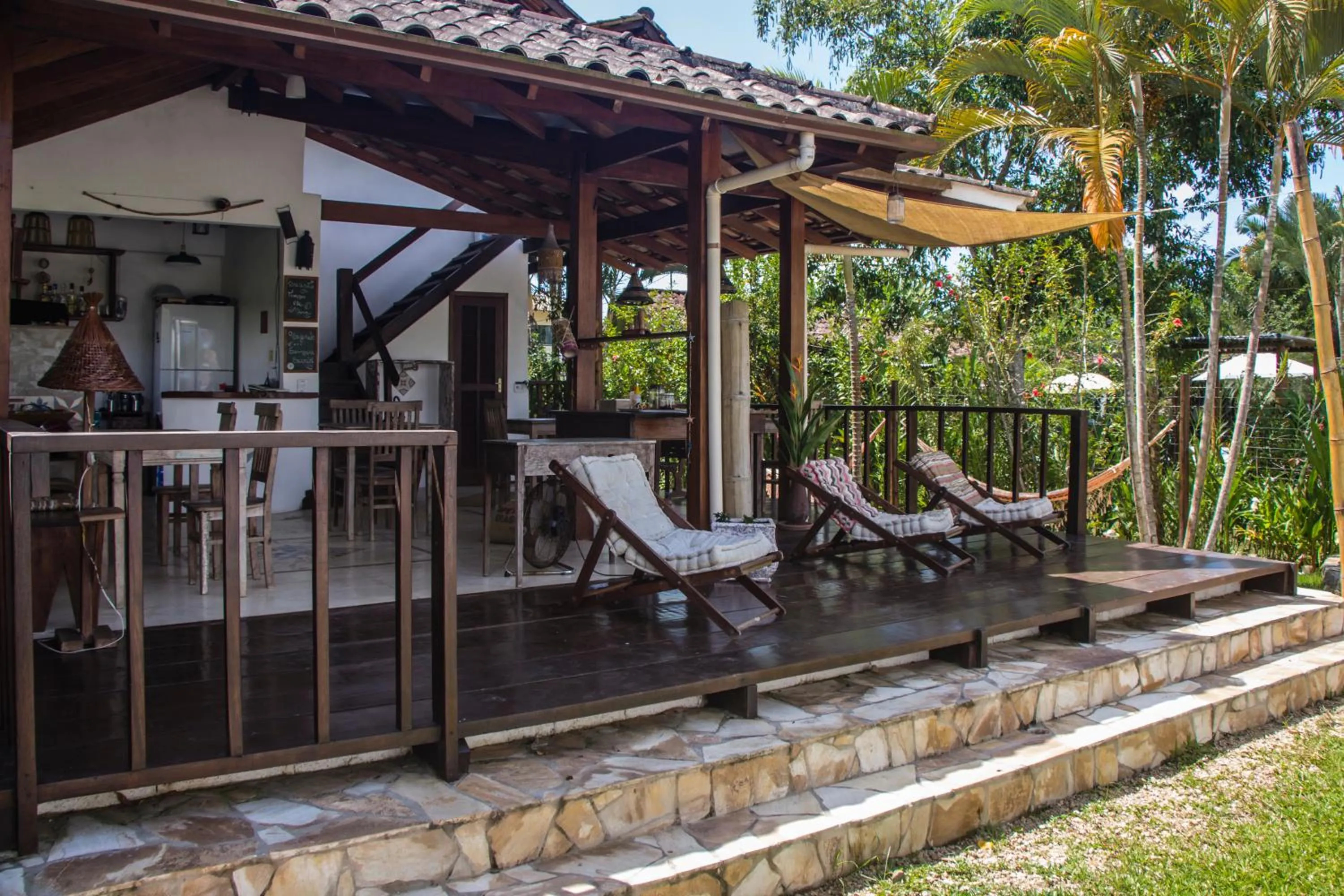 Garden in Planeta Banana Paraty