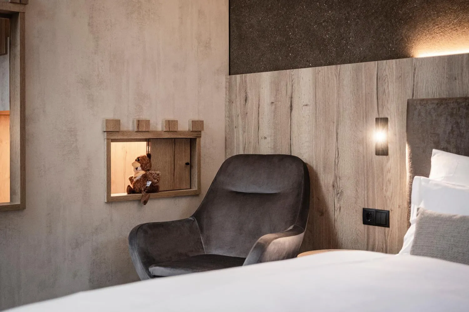 Seating area, Bed in Falkensteiner Family Resort Lido l 4 Star Superior
