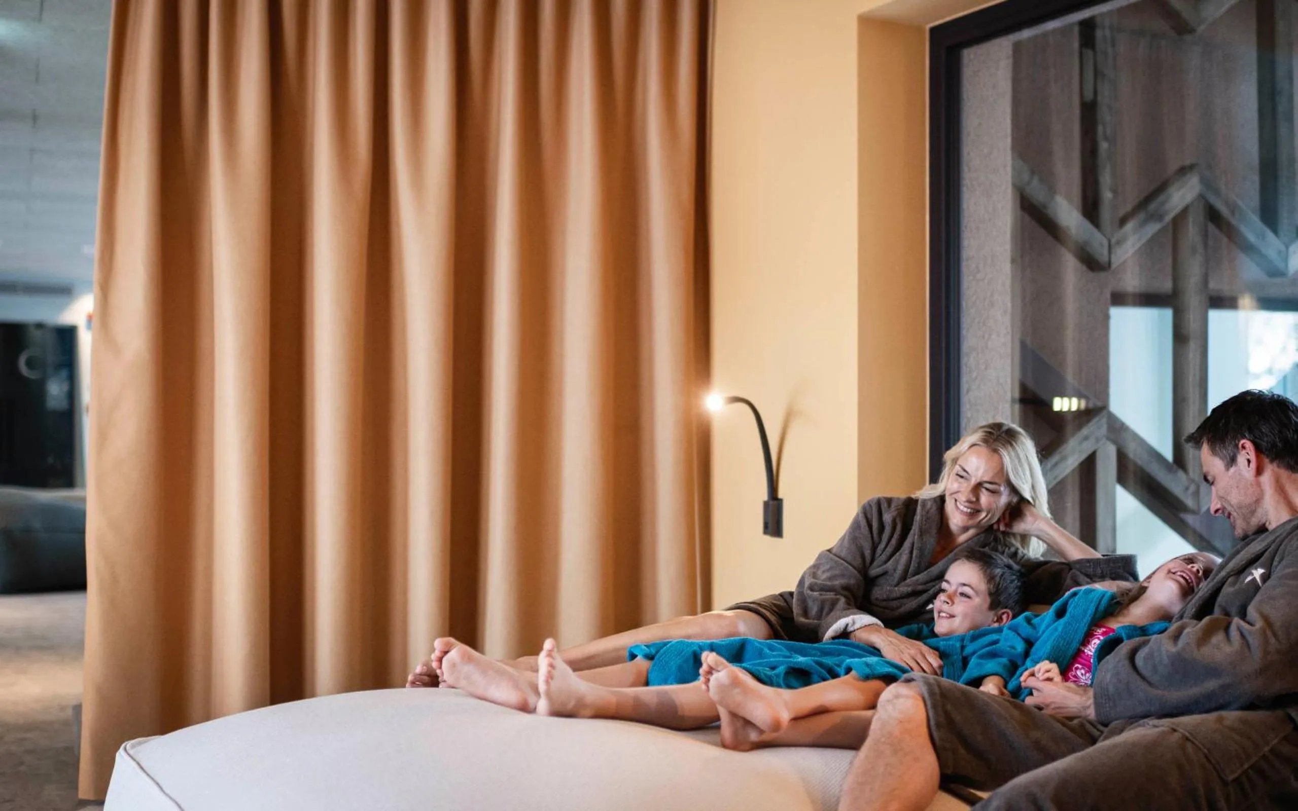 Swimming pool, Bed in Falkensteiner Family Resort Lido l 4 Star Superior