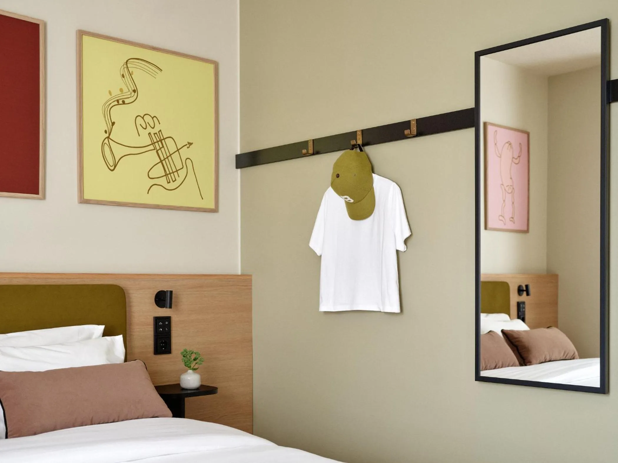 Bed in Bob W Helsinki Kaarti