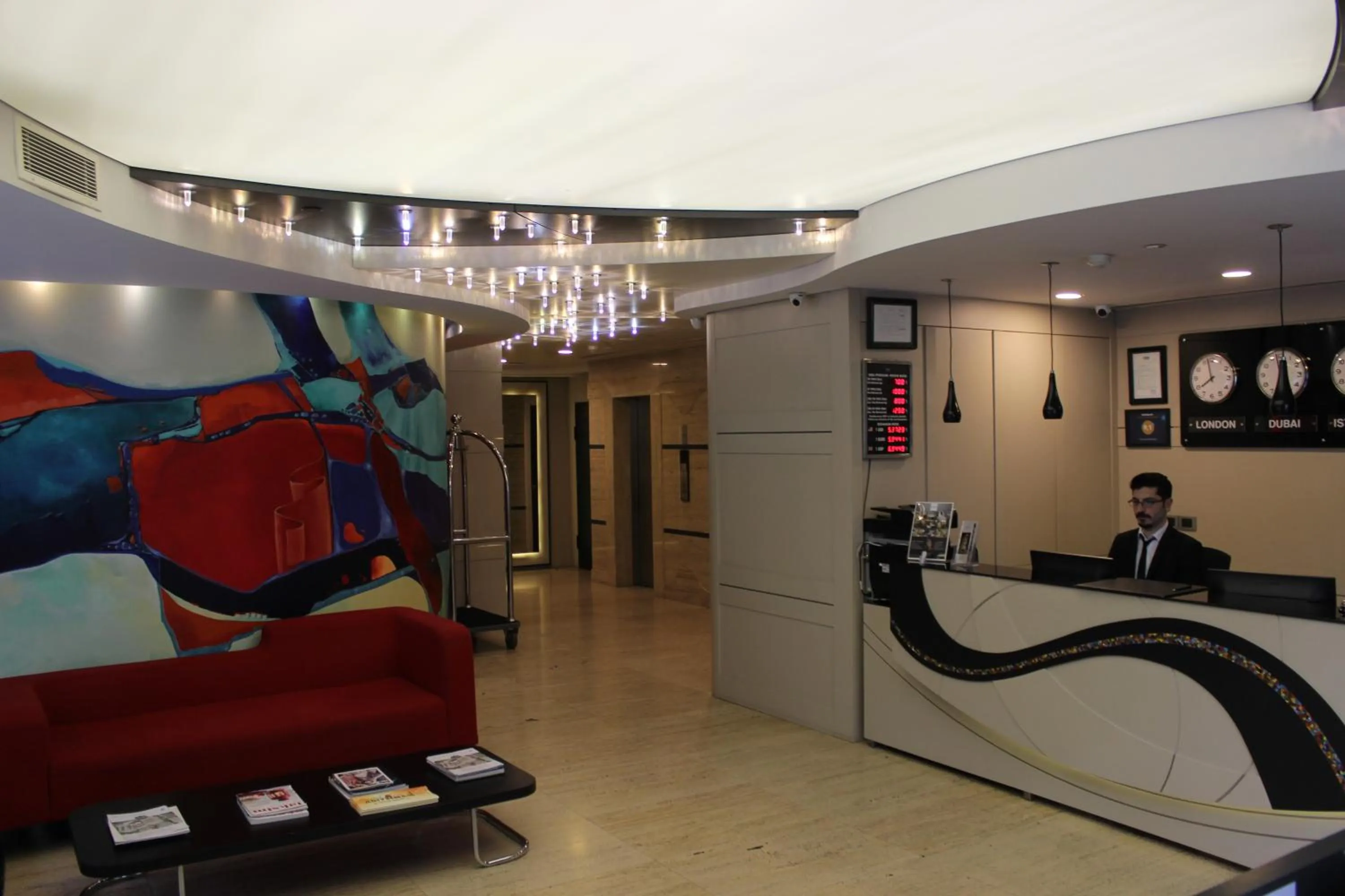 Lobby or reception in The Leos Residence