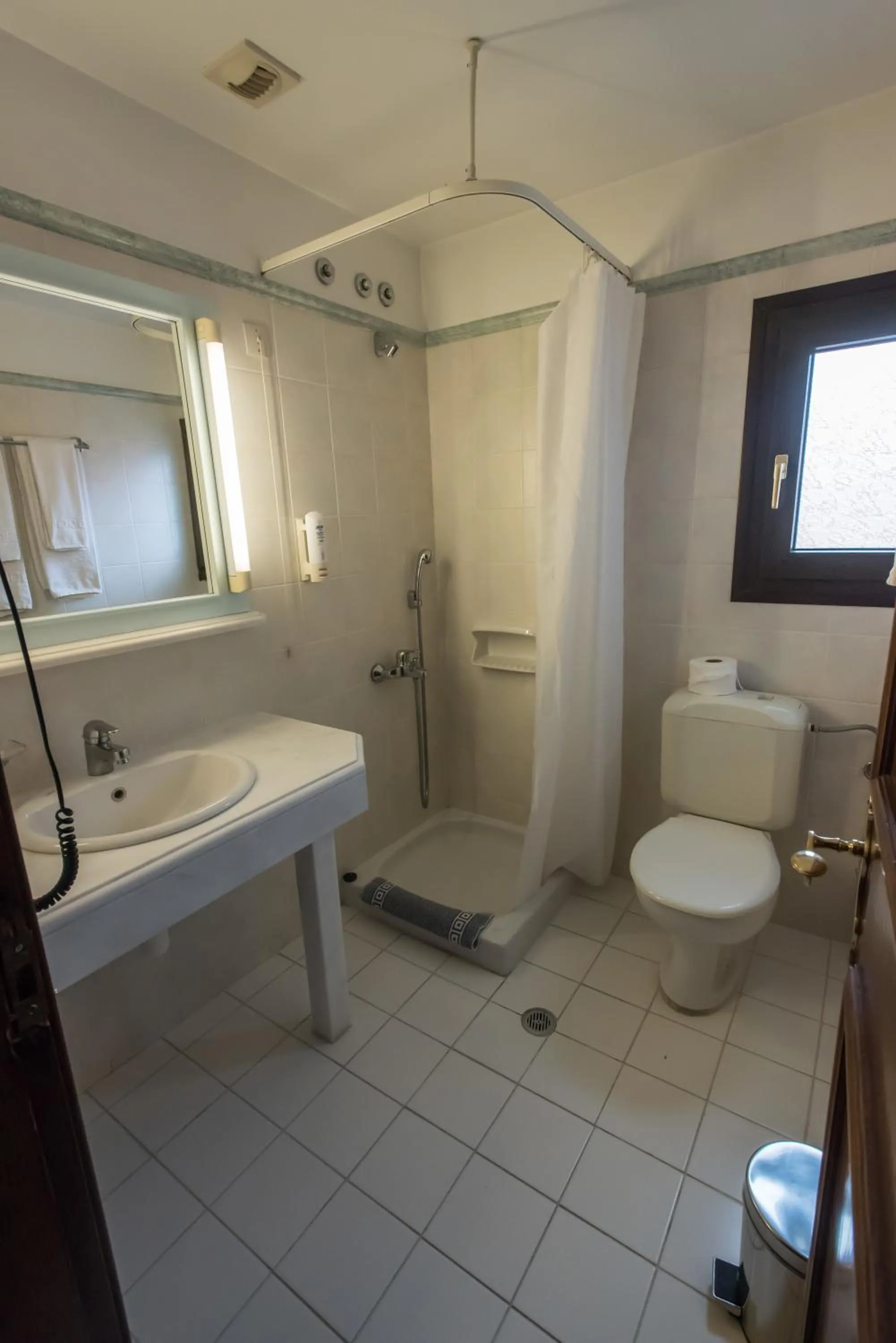 Shower in Anesis Hotel