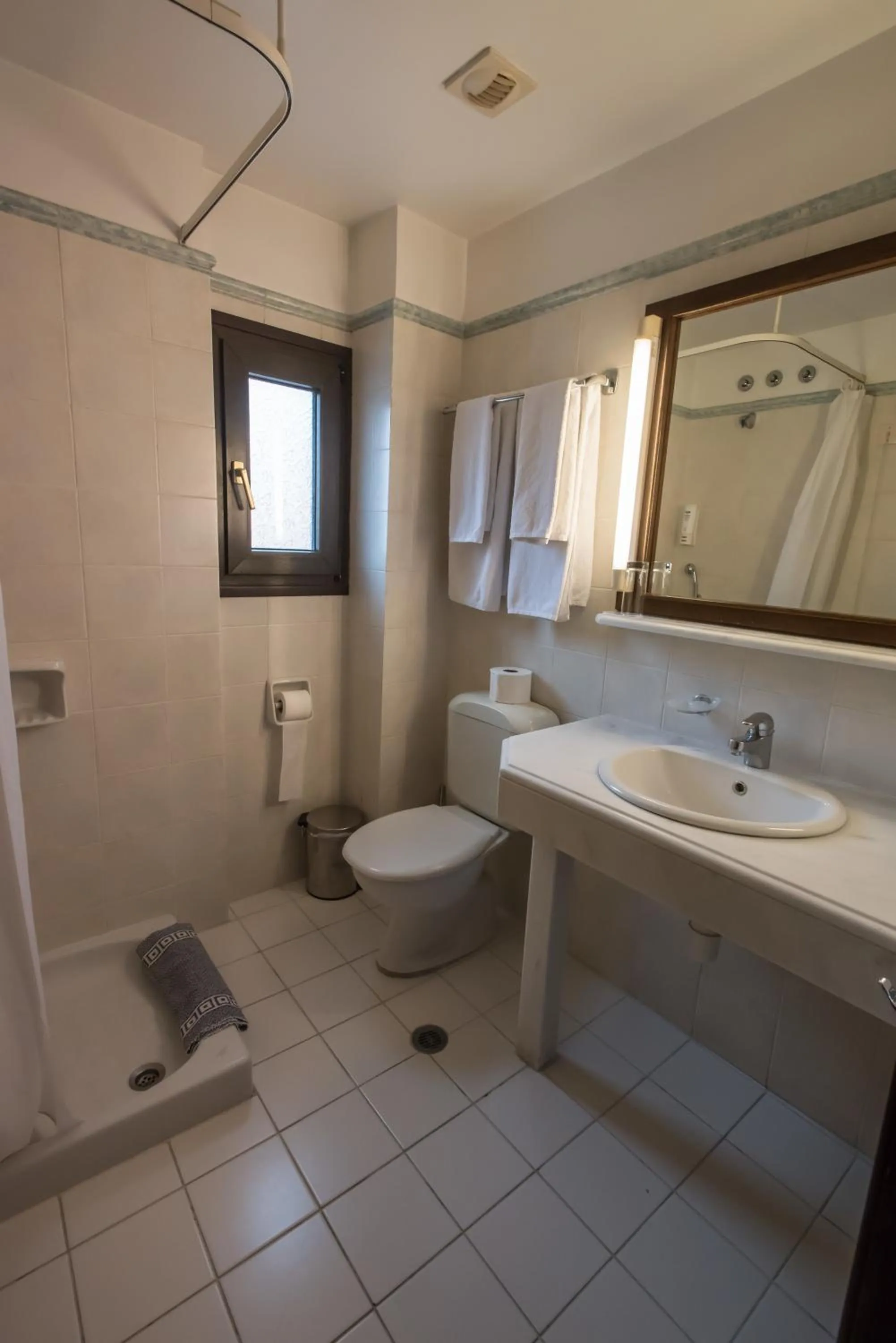 Shower in Anesis Hotel