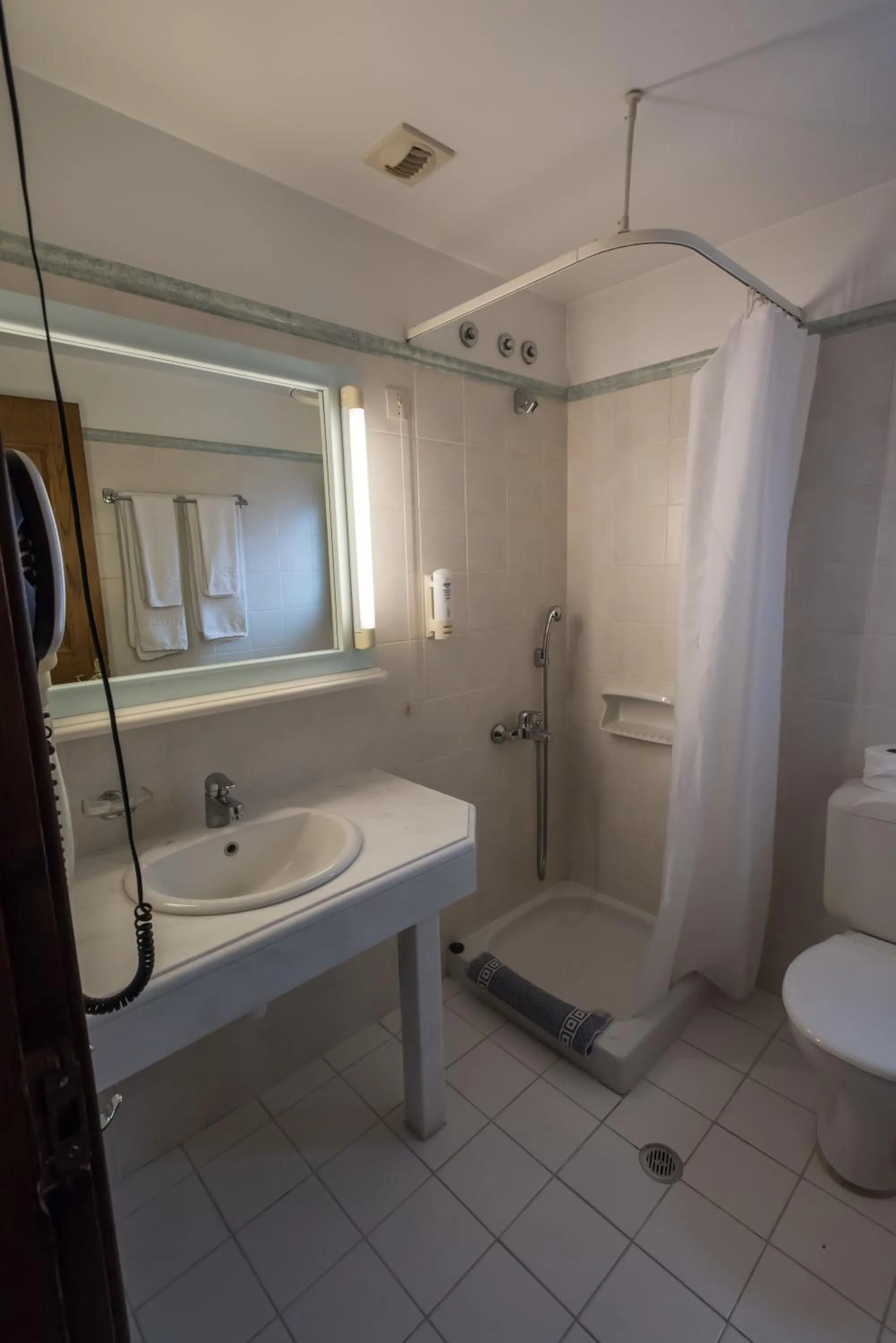 Shower in Anesis Hotel