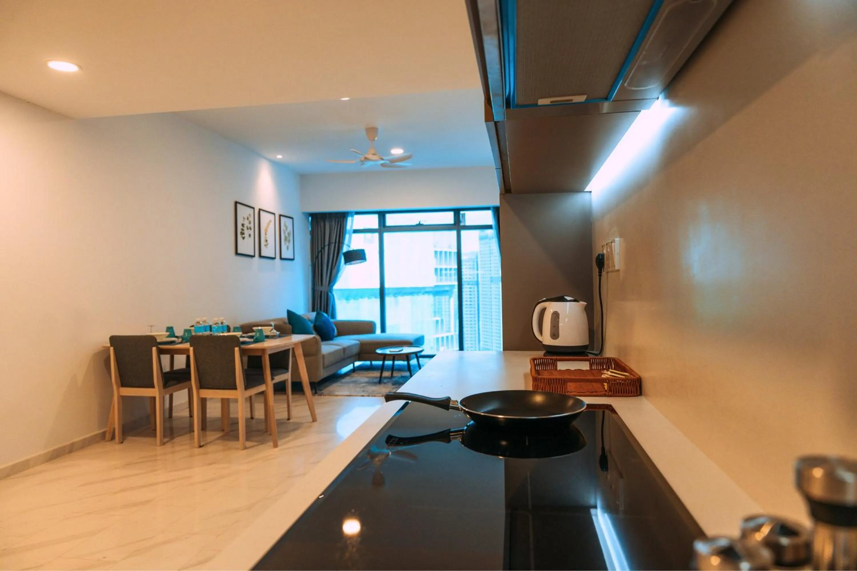 Living room in Eaton Residence Yemala